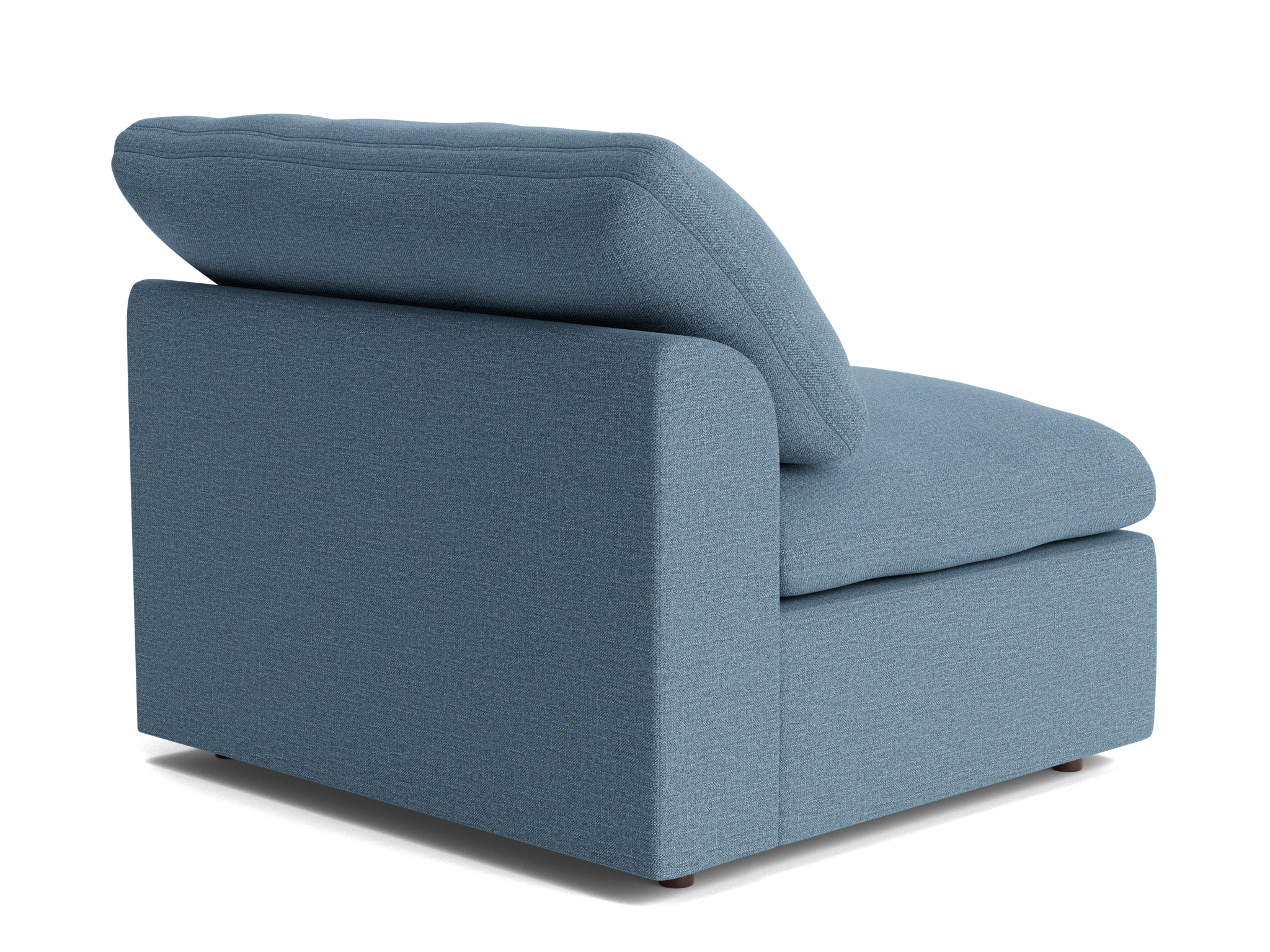 bryant slipcovered armless chair milo french blue