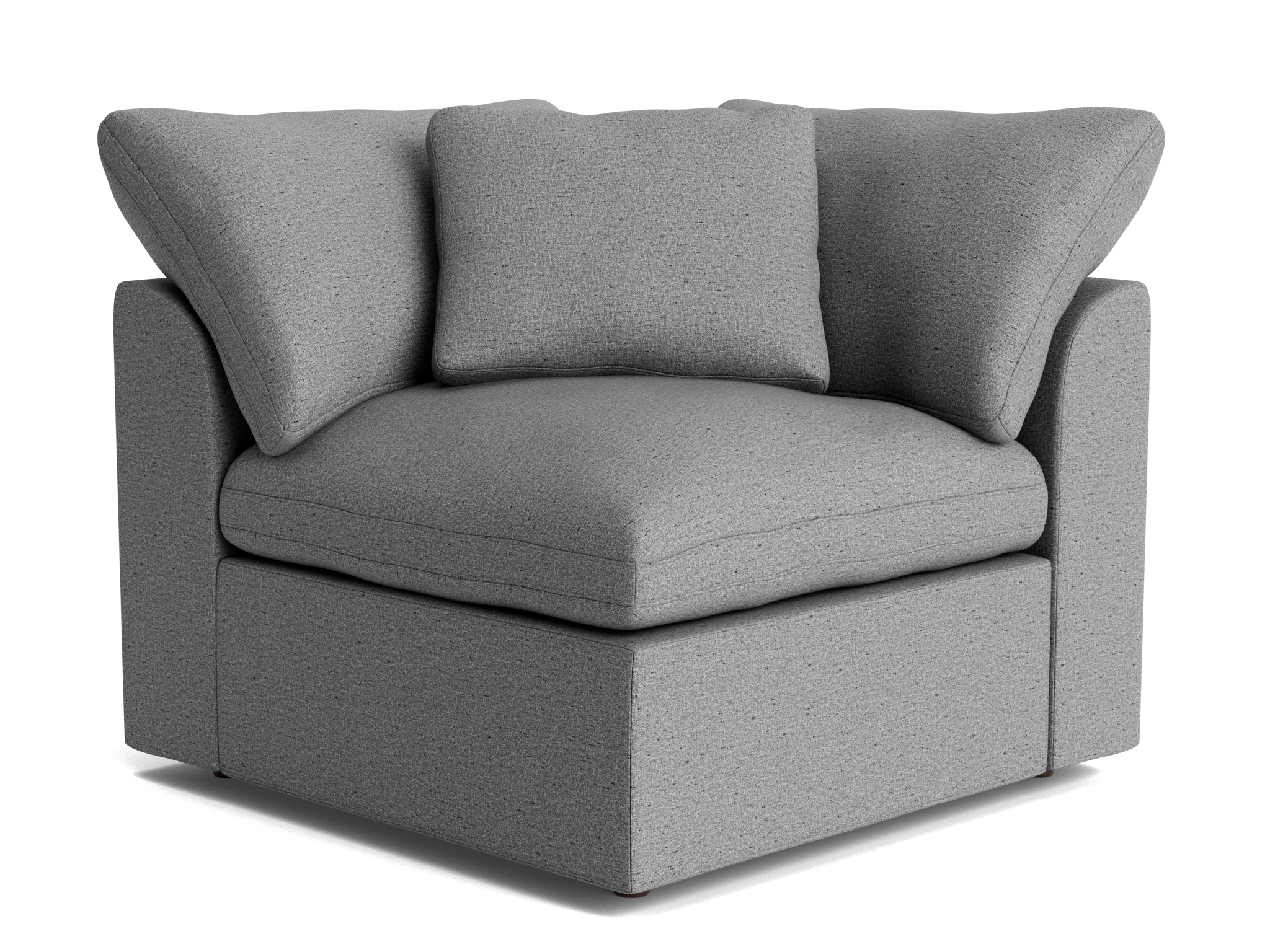 bryant slipcovered corner chair essence ash
