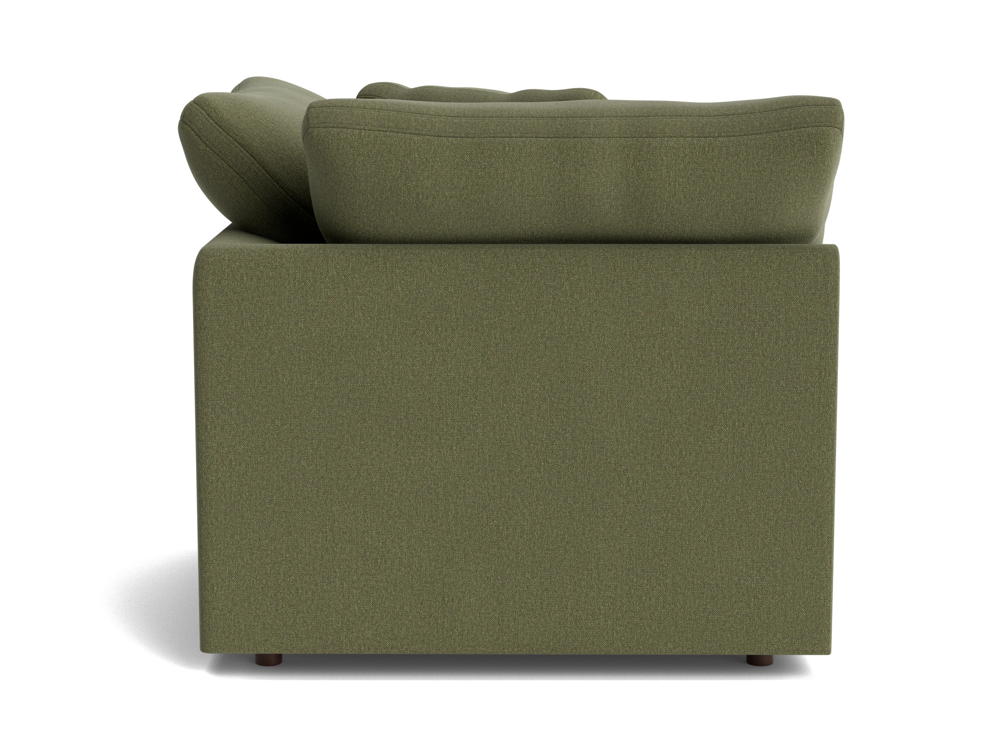 bryant slipcovered corner chair faithful olive