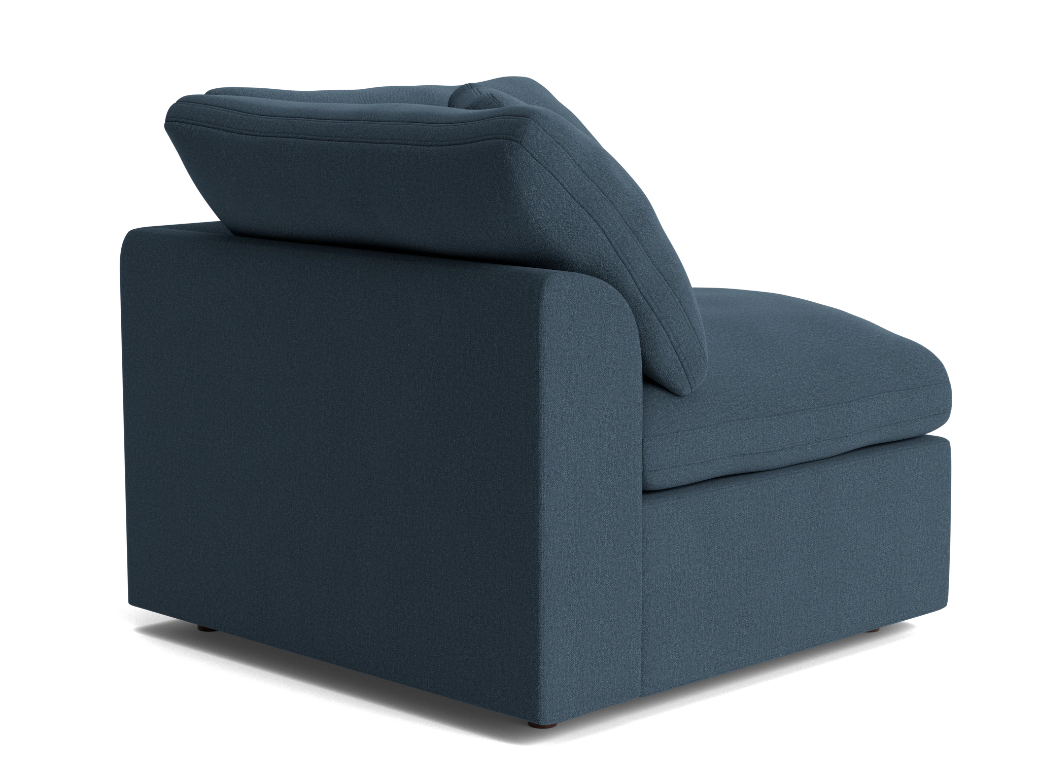 bryant slipcovered corner chair faithful indigo