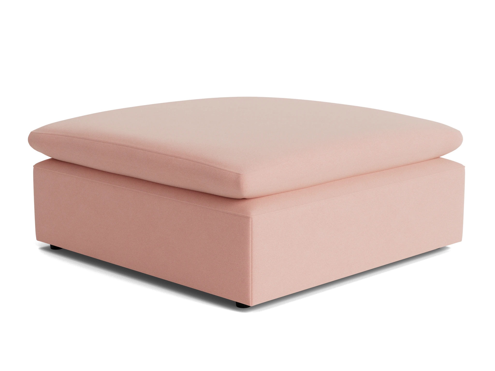bryant slipcovered ottoman royale blush