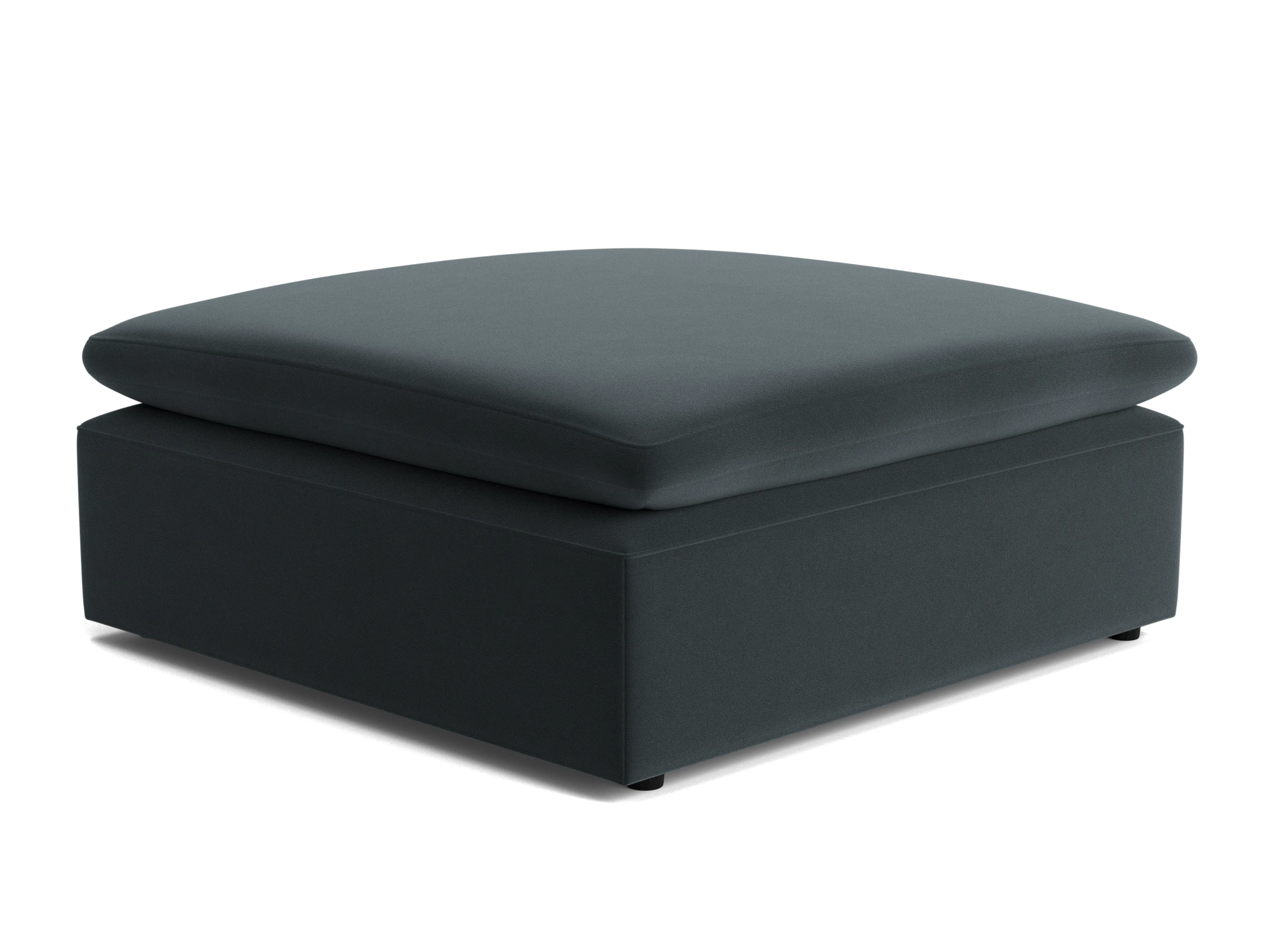 bryant slipcovered ottoman royale gunmetal