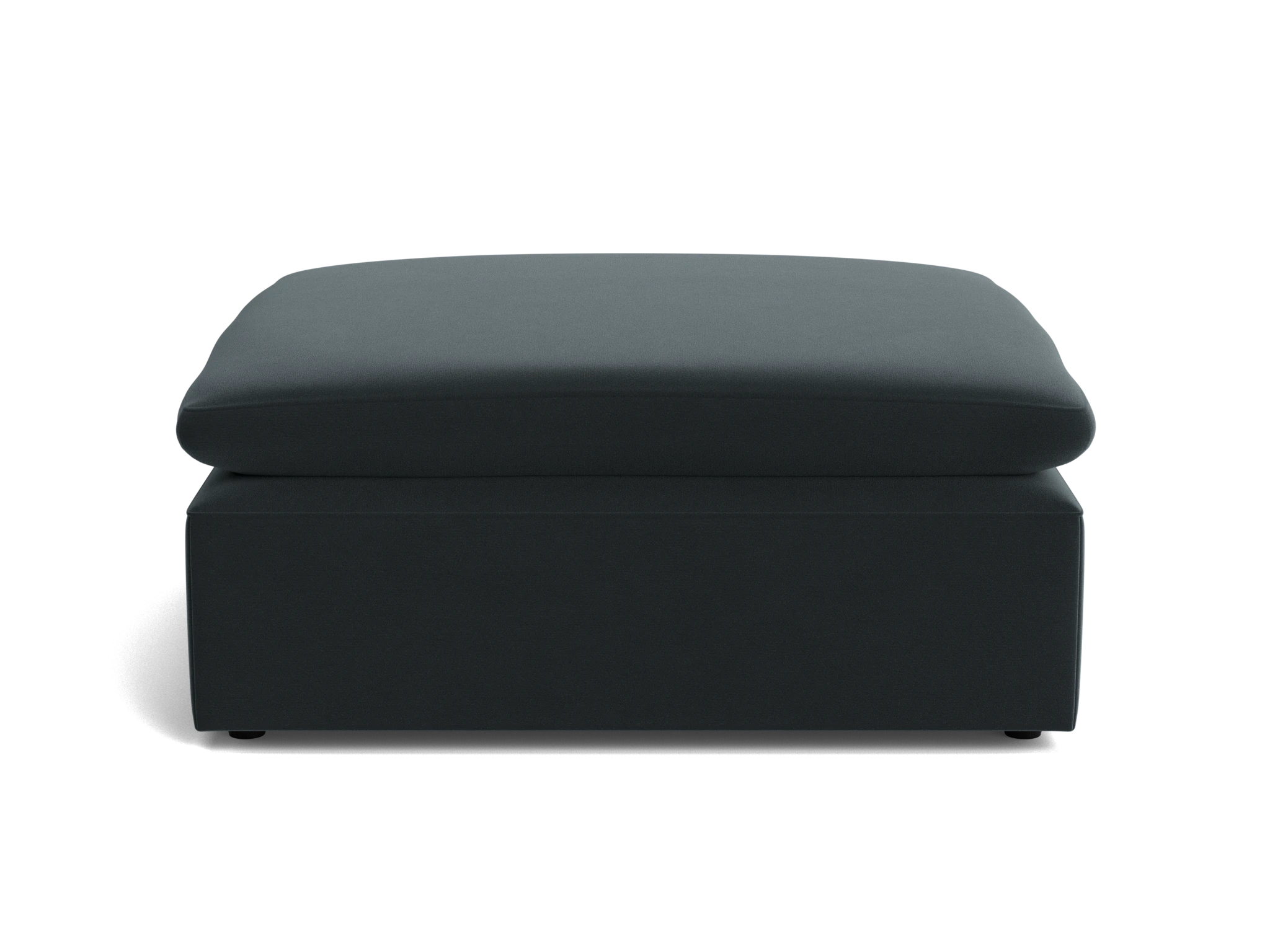 bryant slipcovered ottoman royale gunmetal