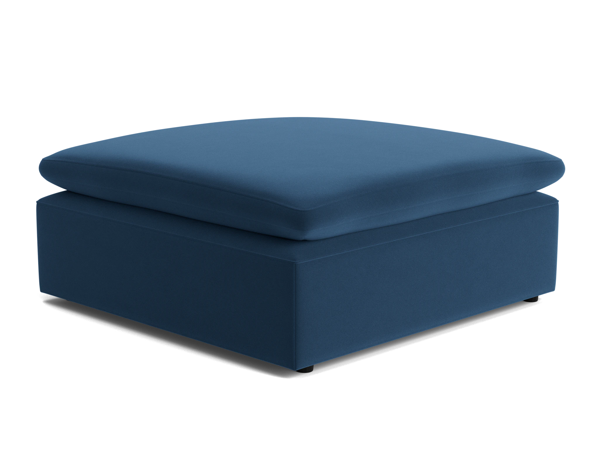 bryant slipcovered ottoman royale cobalt