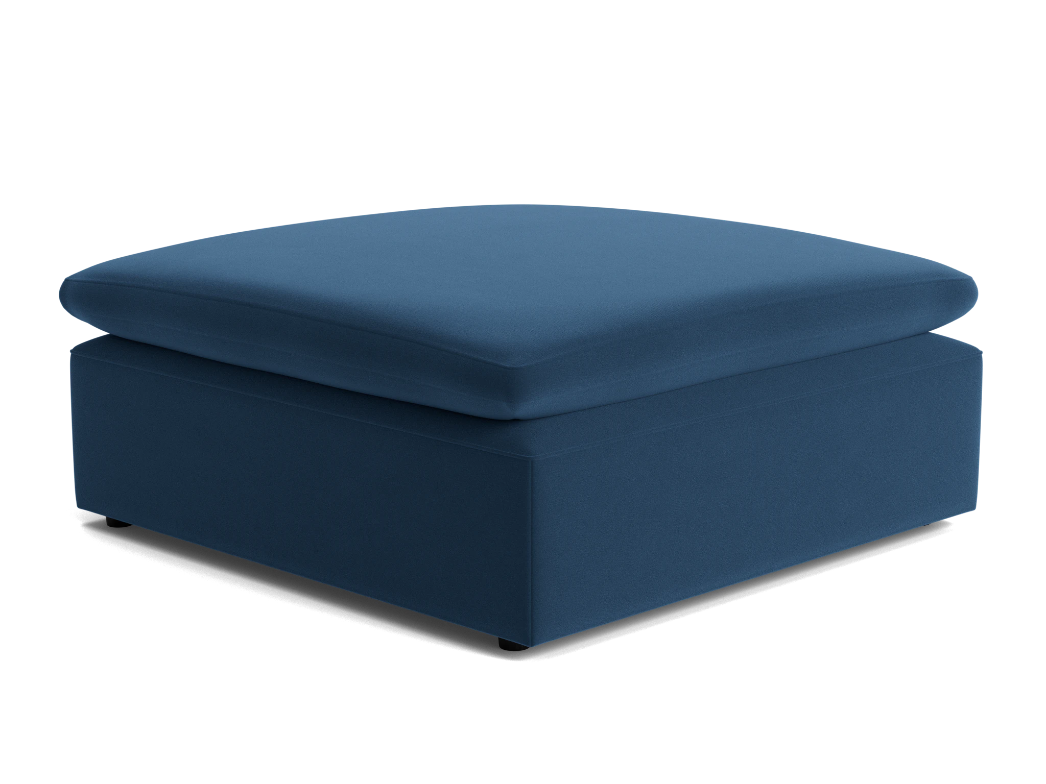 bryant slipcovered ottoman royale cobalt
