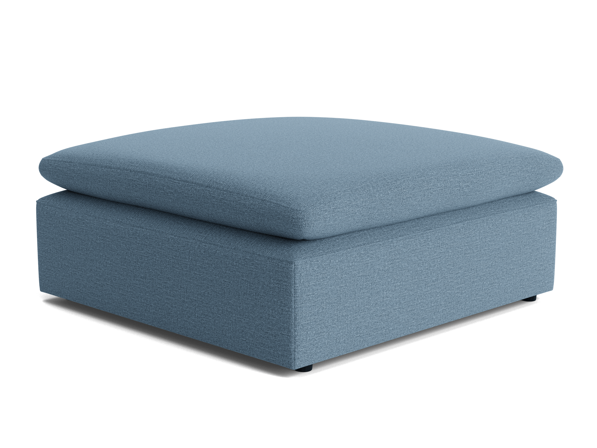 bryant slipcovered ottoman milo french blue