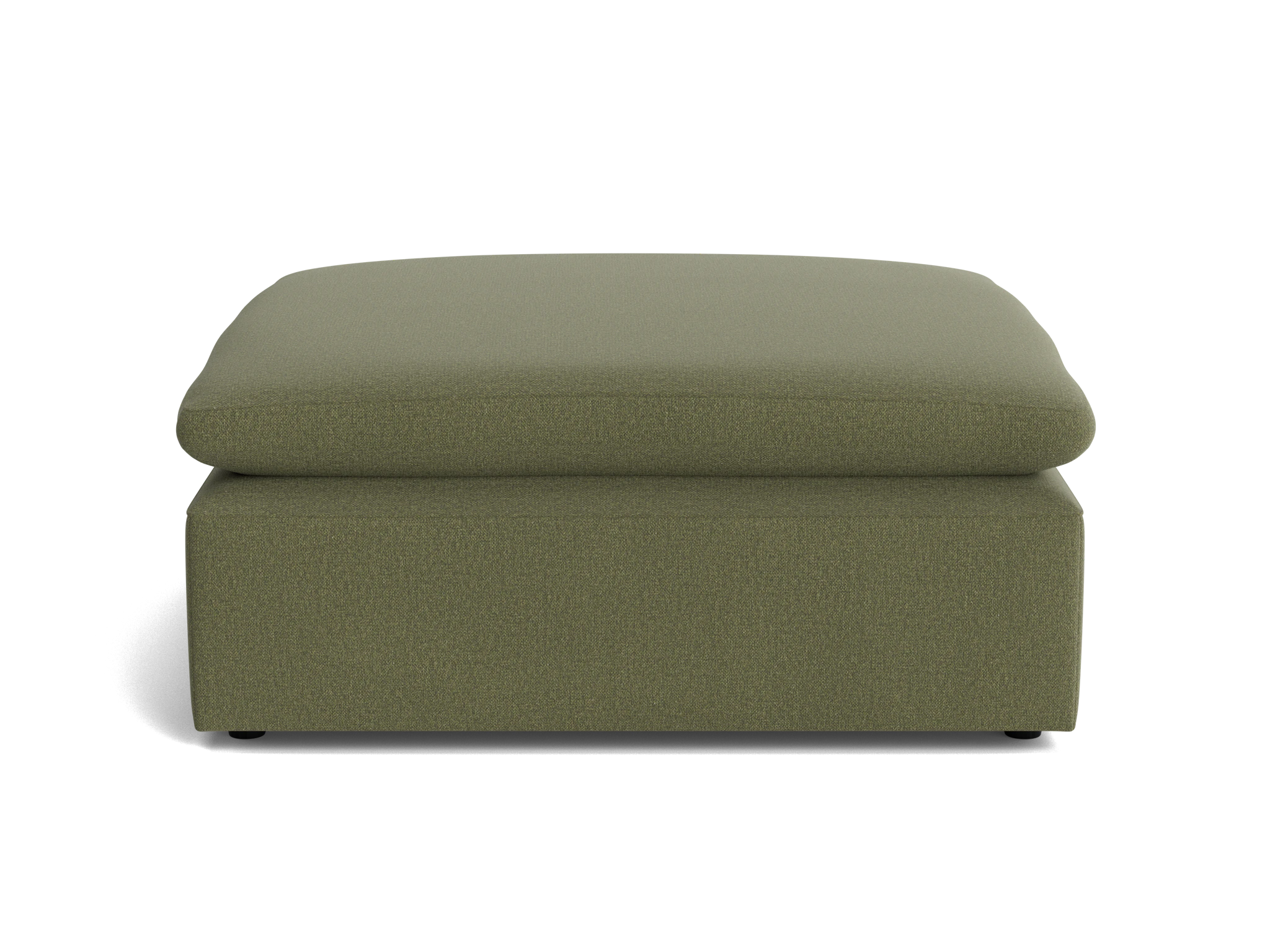 bryant slipcovered ottoman faithful olive
