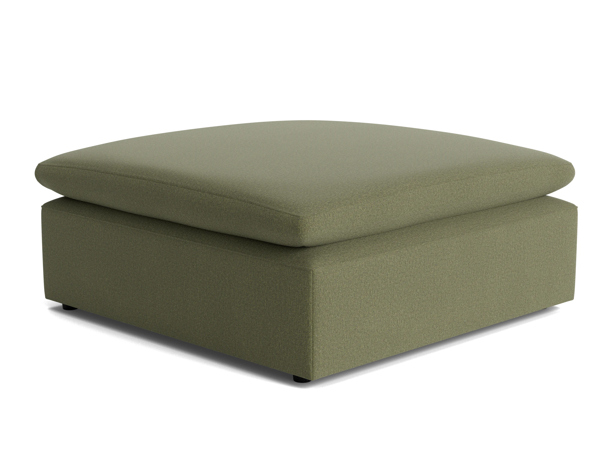 bryant slipcovered ottoman faithful olive
