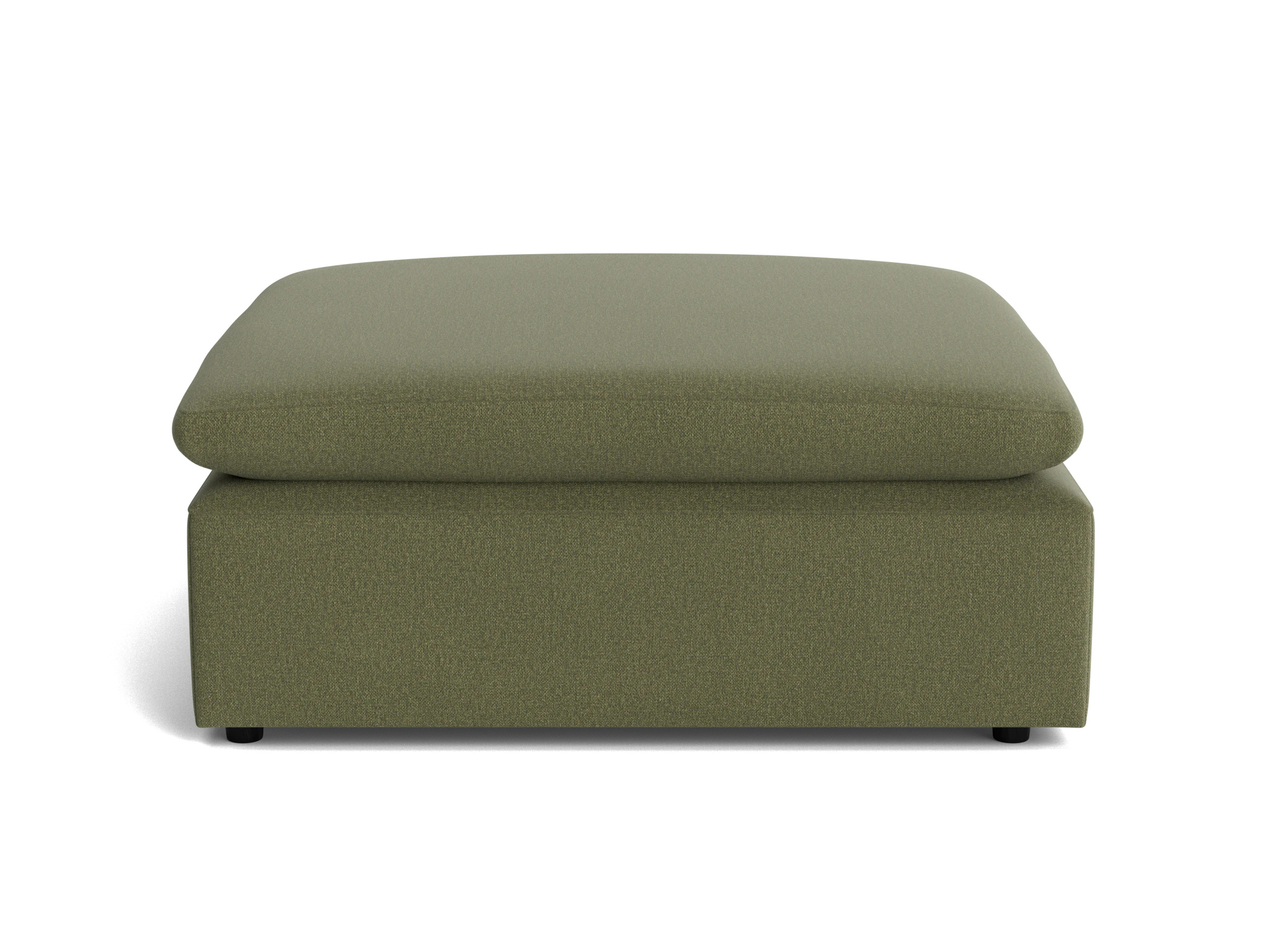 bryant slipcovered ottoman faithful olive
