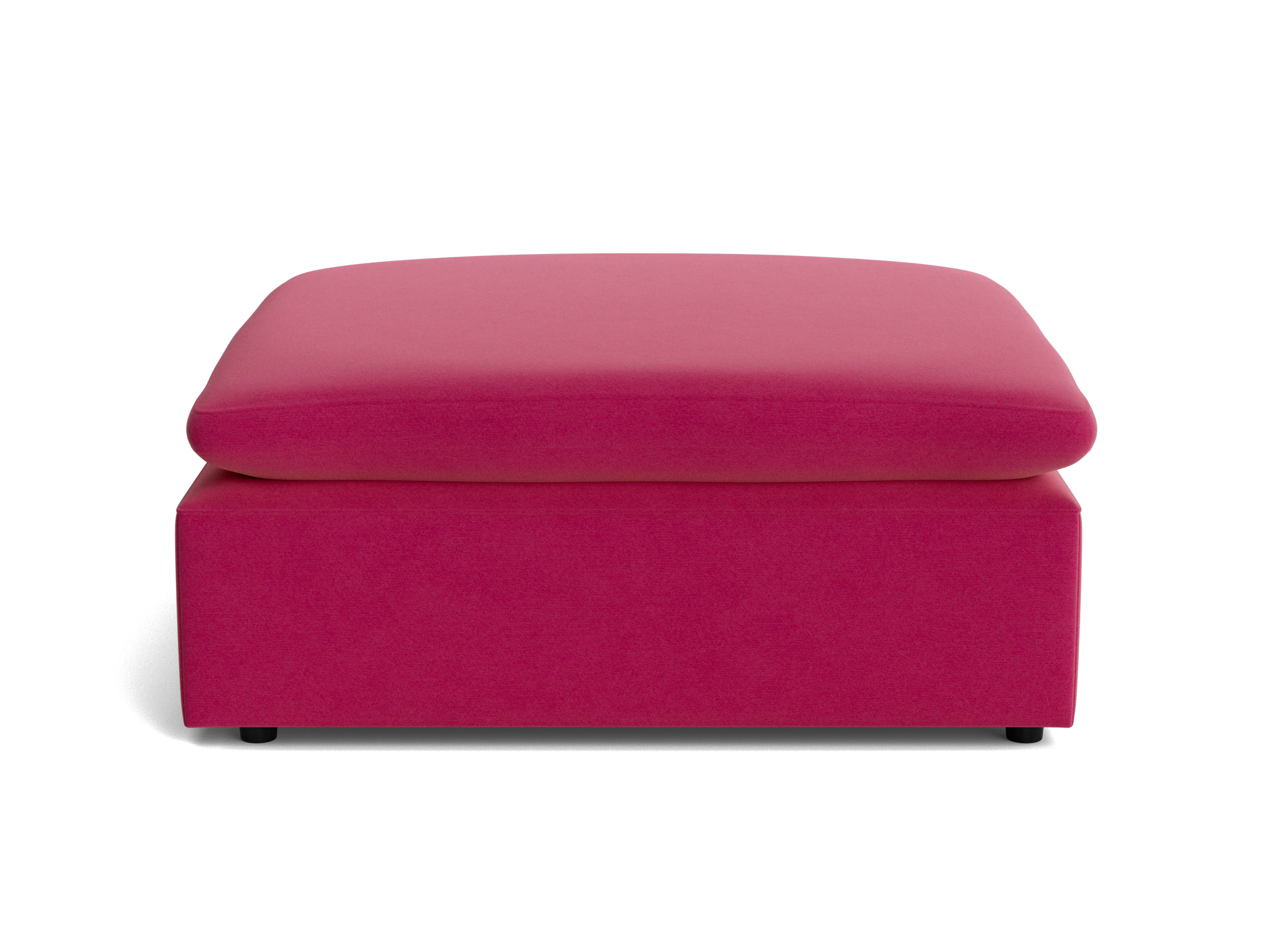 bryant slipcovered ottoman royale berry