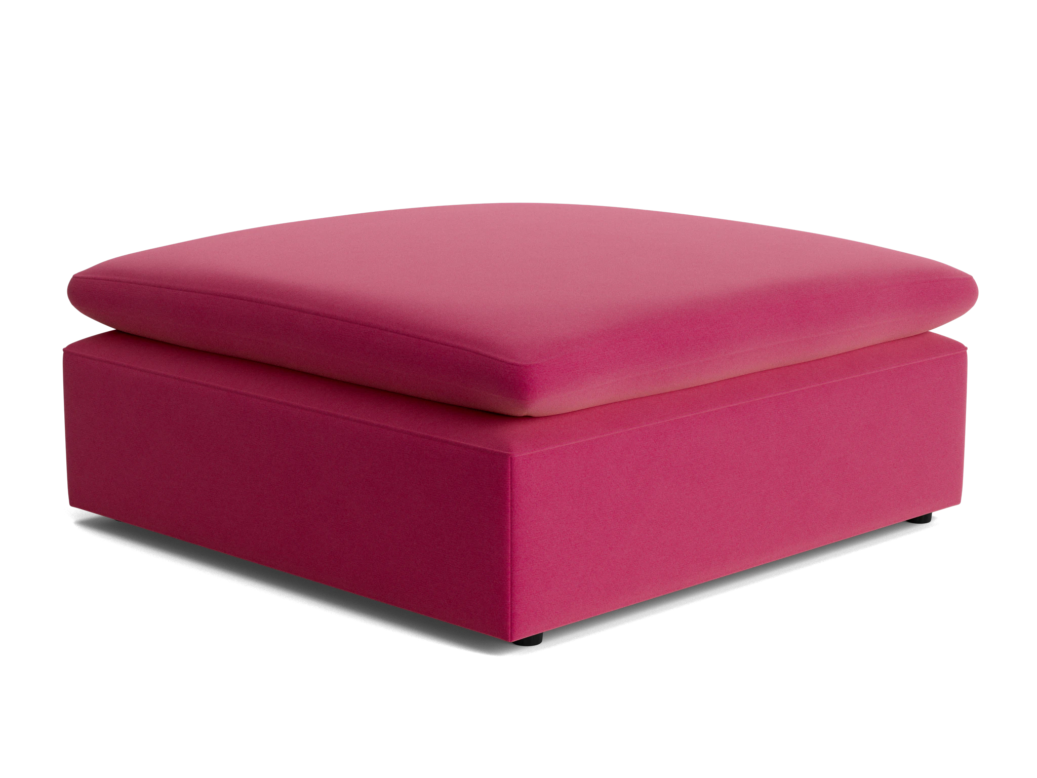 bryant slipcovered ottoman royale berry