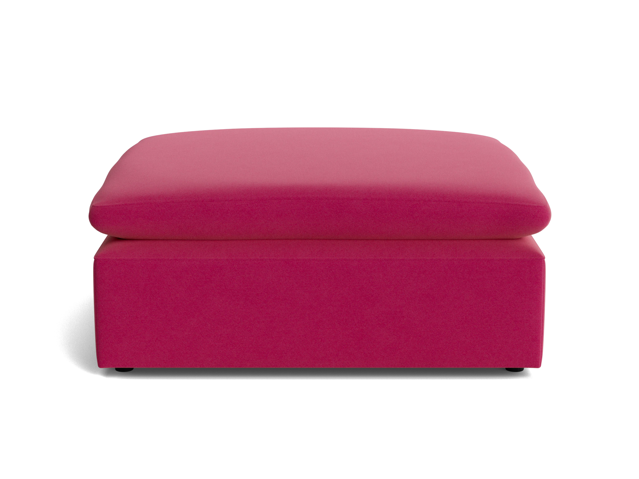 bryant slipcovered ottoman royale berry