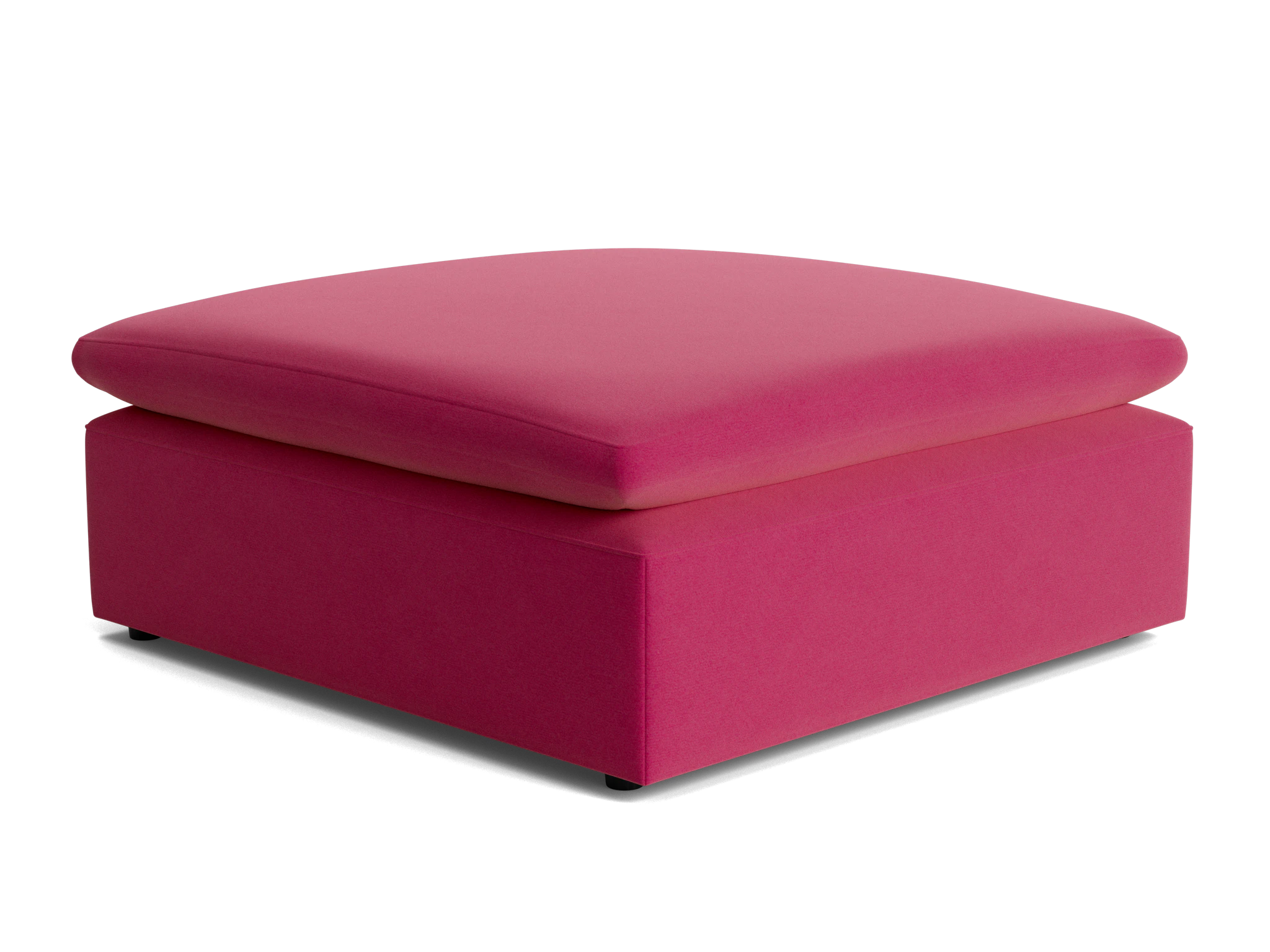 bryant slipcovered ottoman royale berry