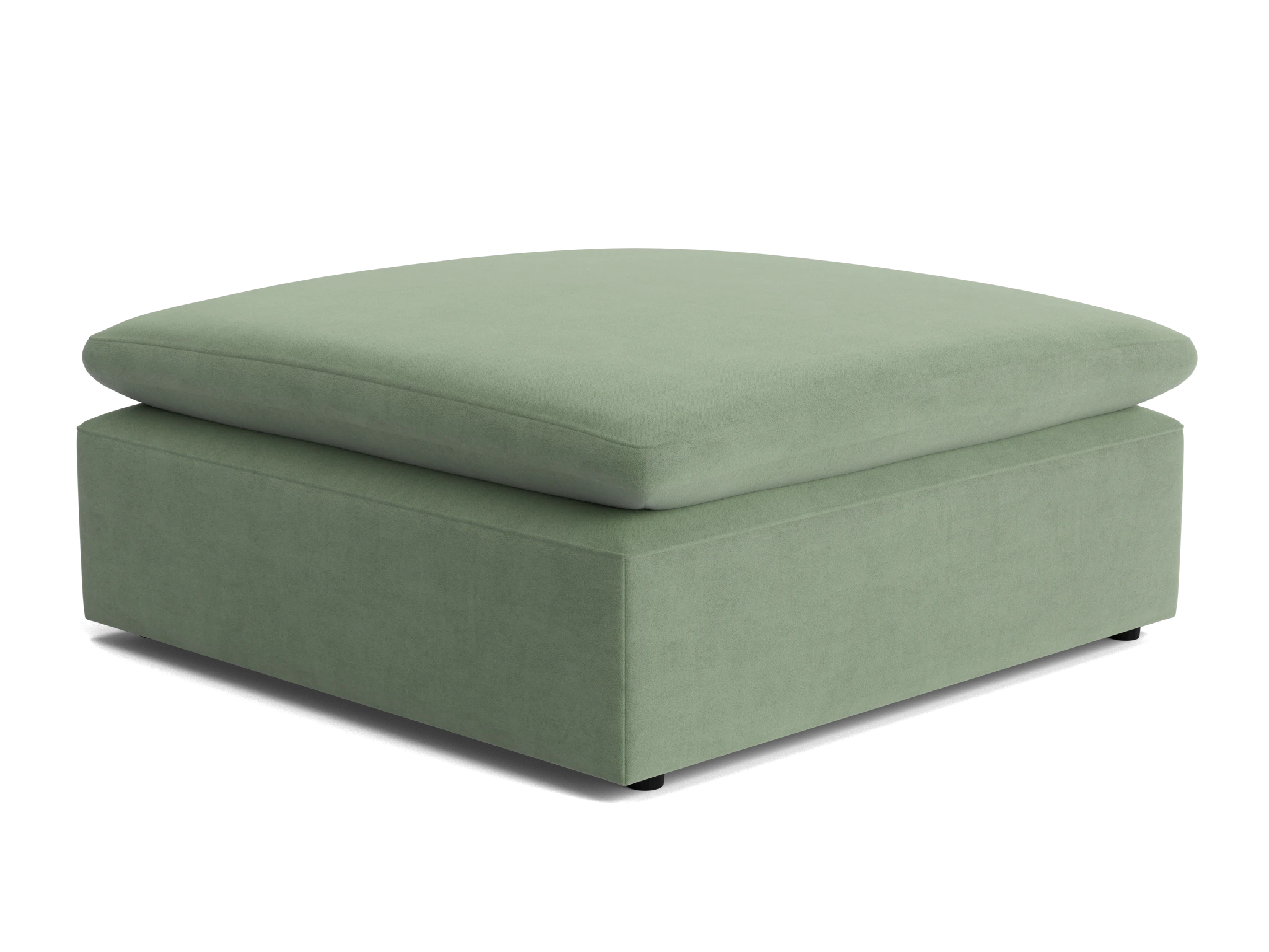 bryant slipcovered ottoman royale sage
