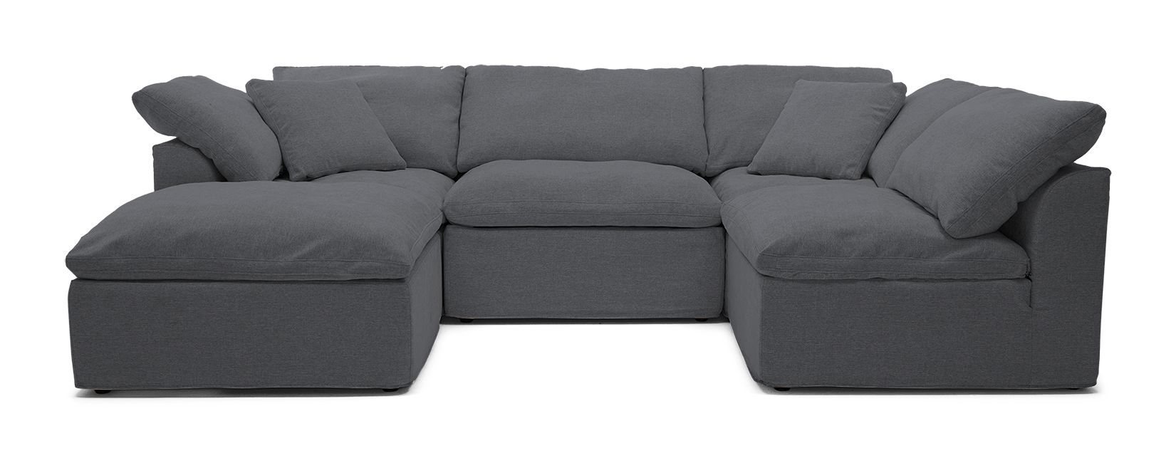 bryant slipcovered modular sofa bumper sectional essence ash