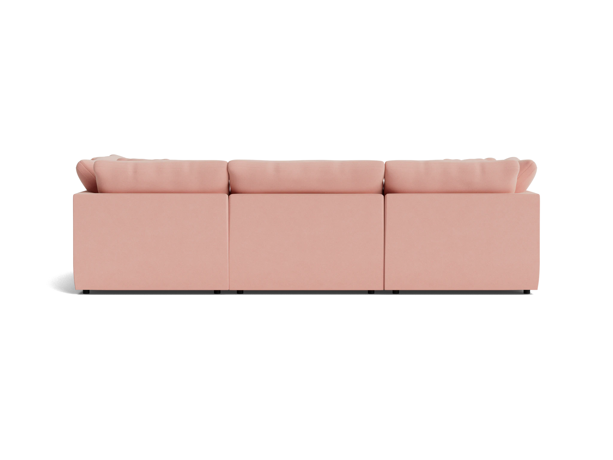bryant slipcovered modular sofa bumper sectional royale blush