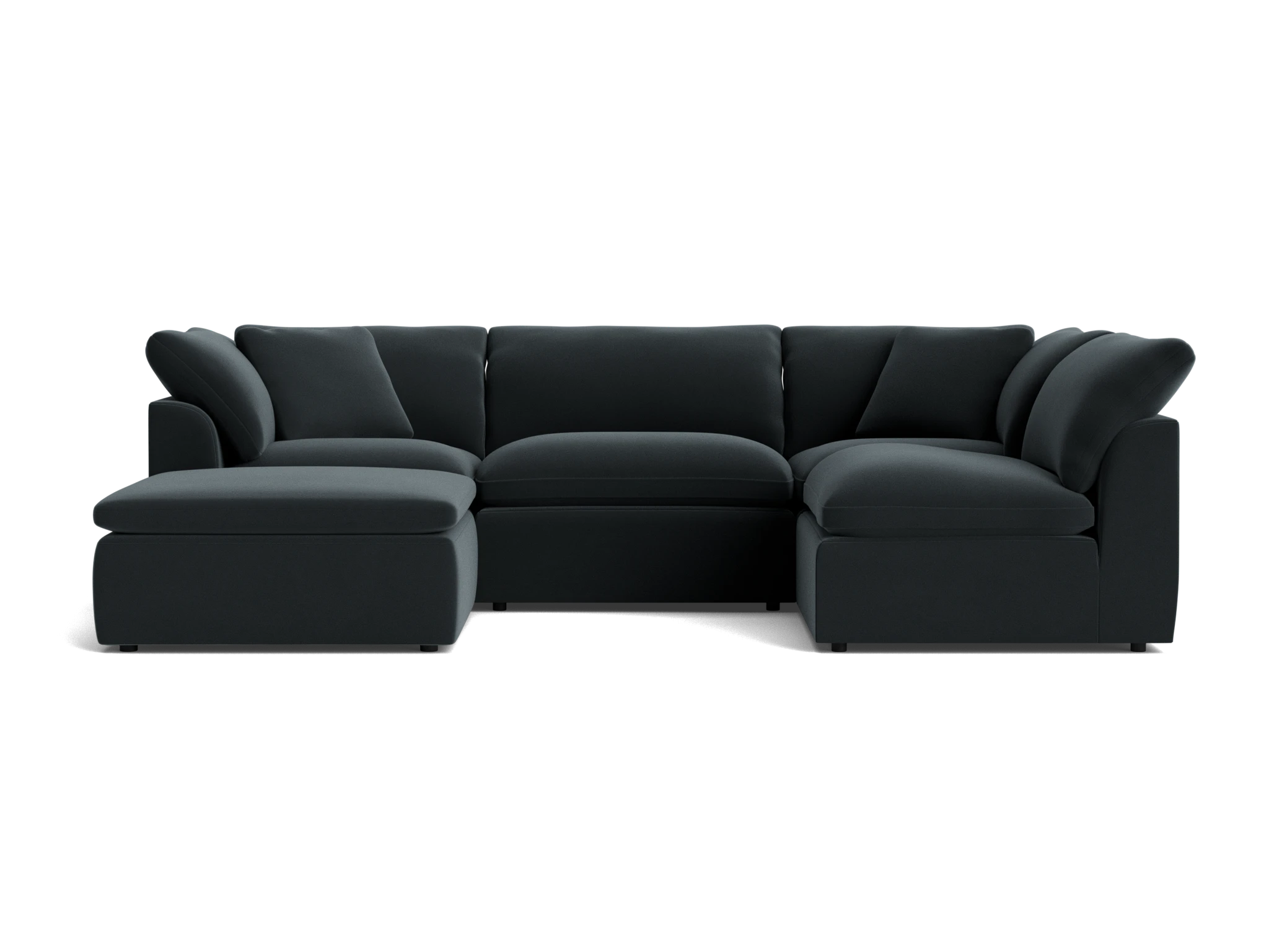 Bryant Slipcovered Modular U-Sofa Bumper Sectional