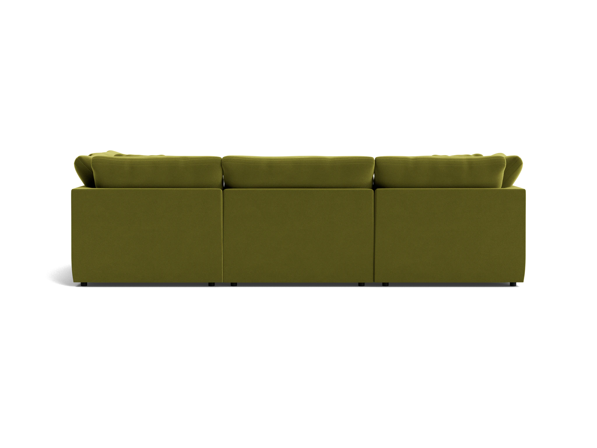 bryant slipcovered modular sofa bumper sectional royale apple
