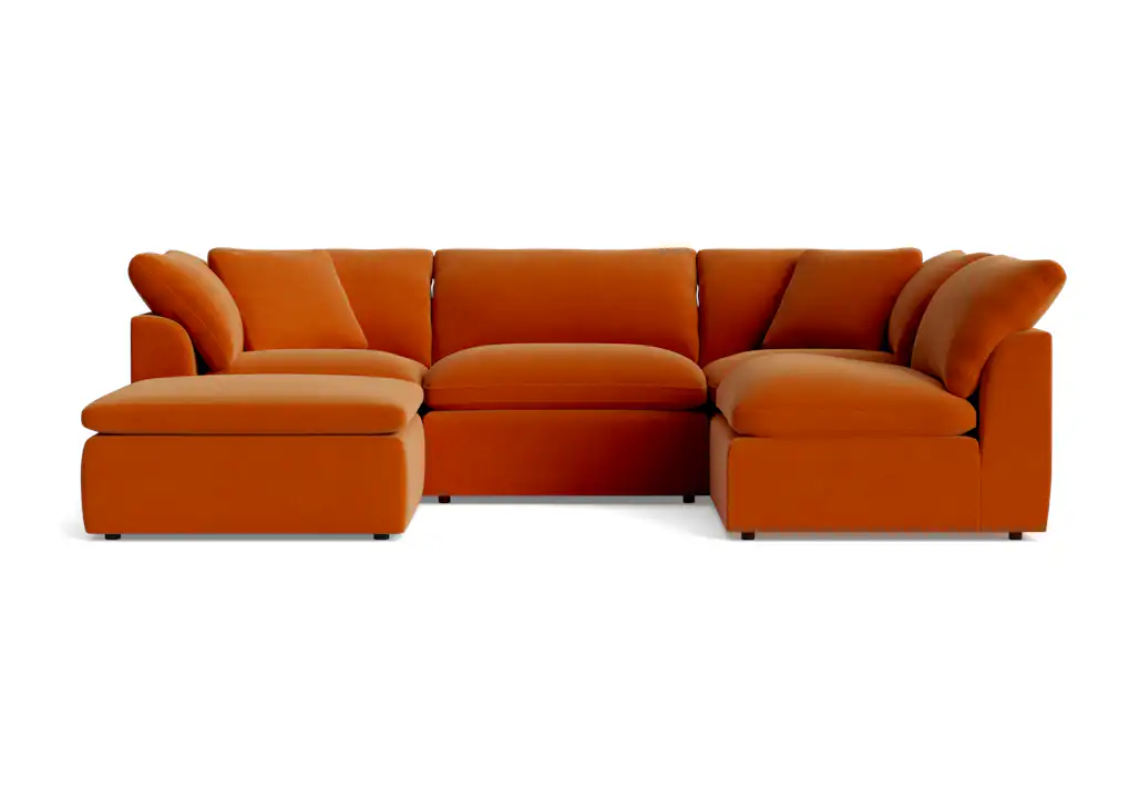 bryant slipcovered modular sofa bumper sectional royale hacienda