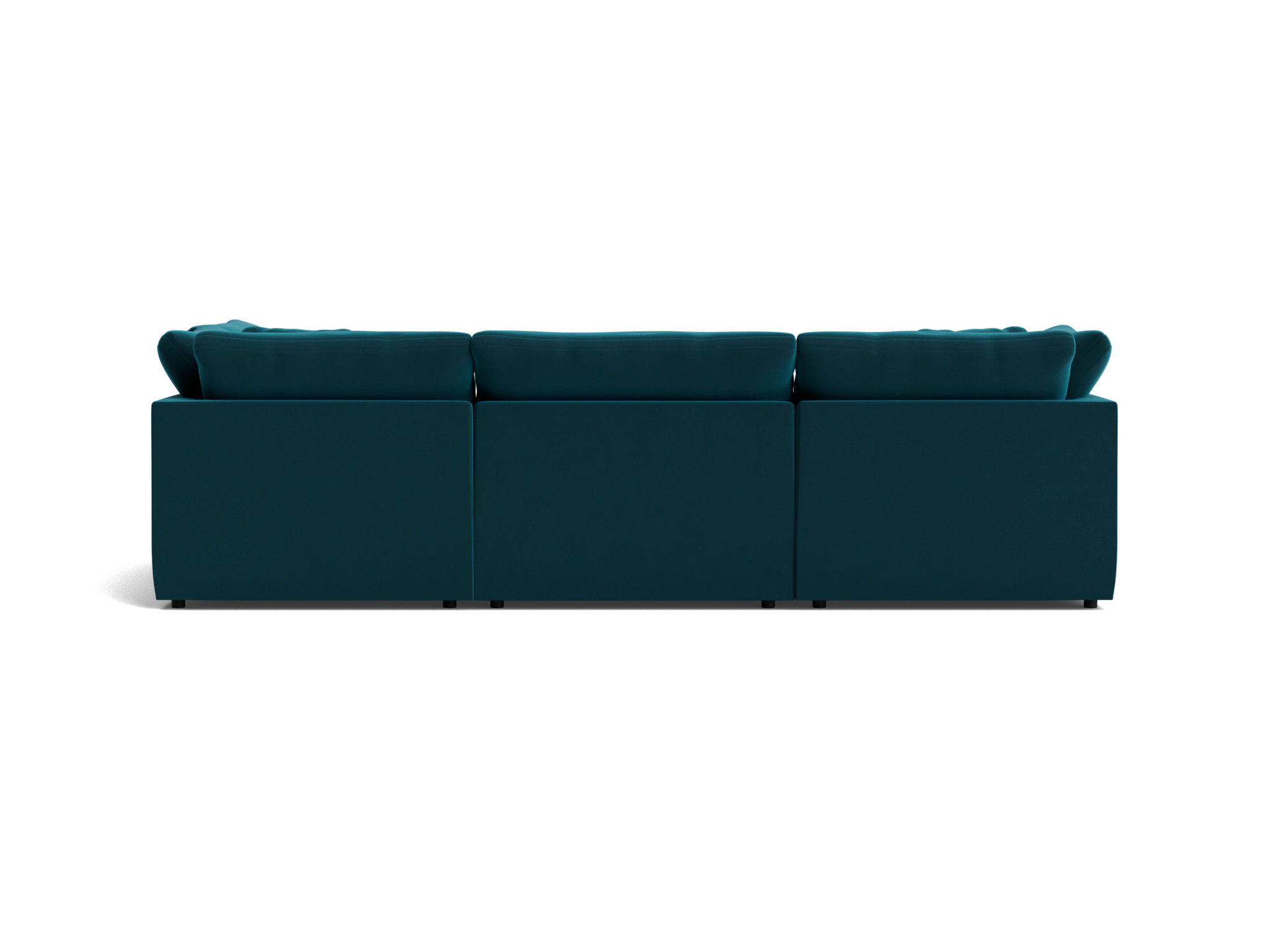 bryant slipcovered modular sofa bumper sectional royale peacock