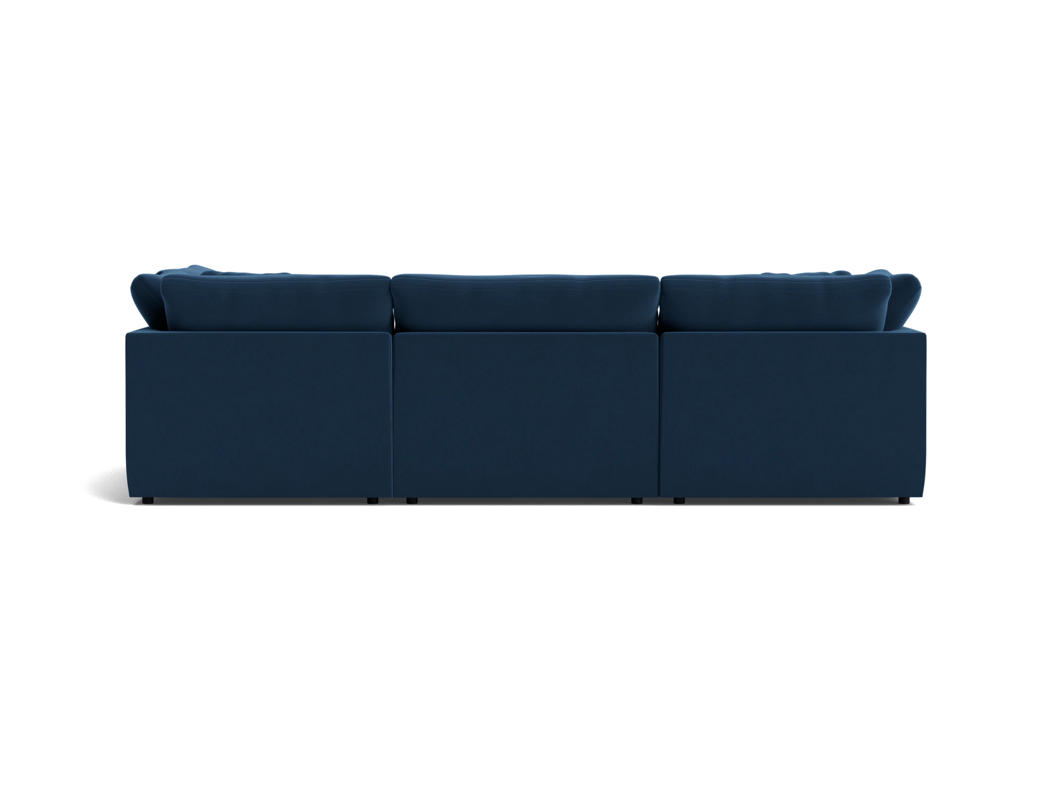 bryant slipcovered modular sofa bumper sectional royale cobalt
