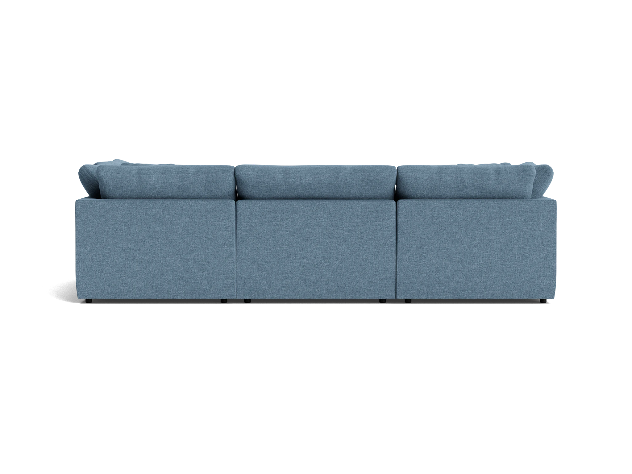 bryant slipcovered modular sofa bumper sectional milo french blue