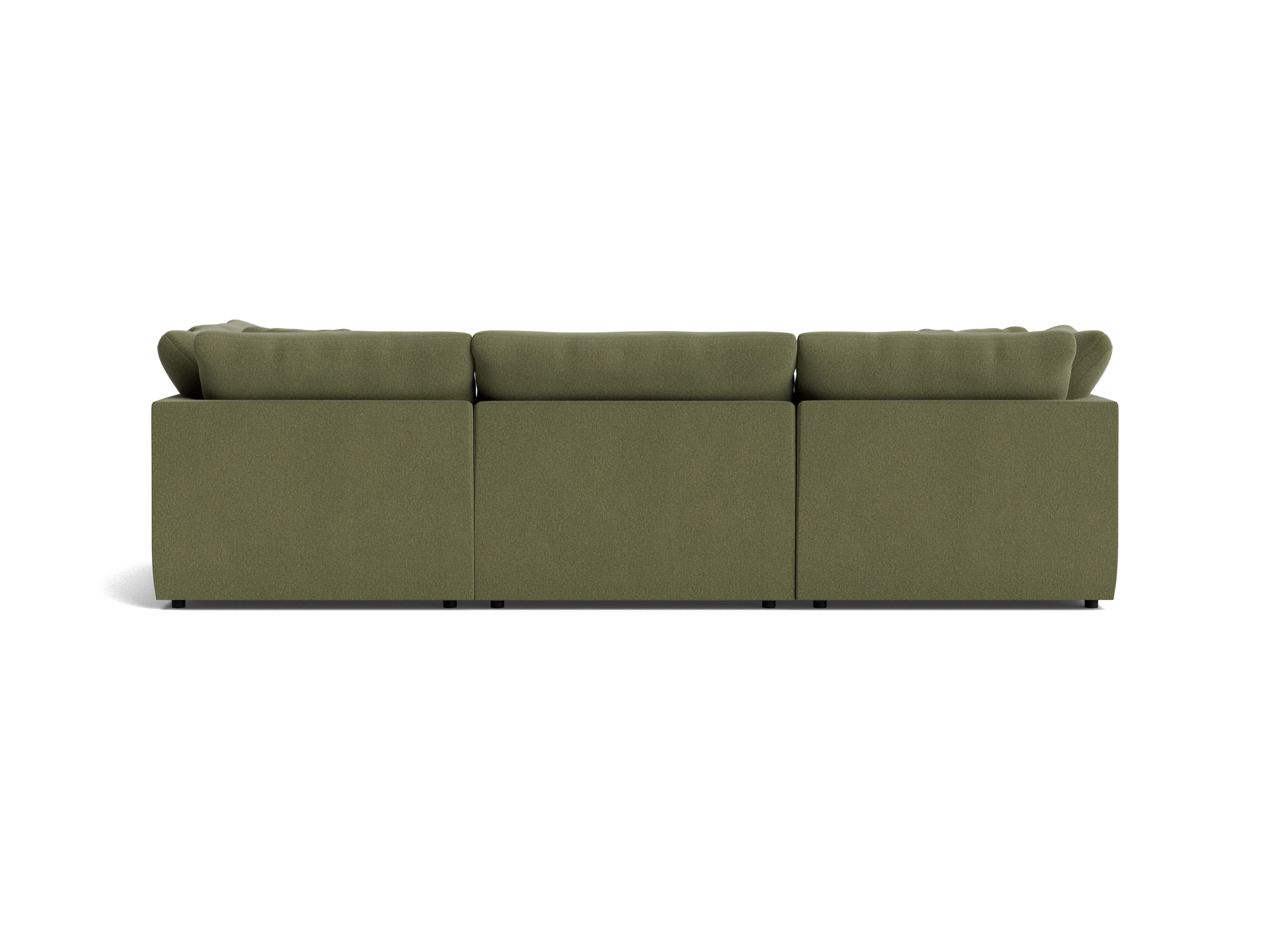 bryant slipcovered modular sofa bumper sectional faithful olive