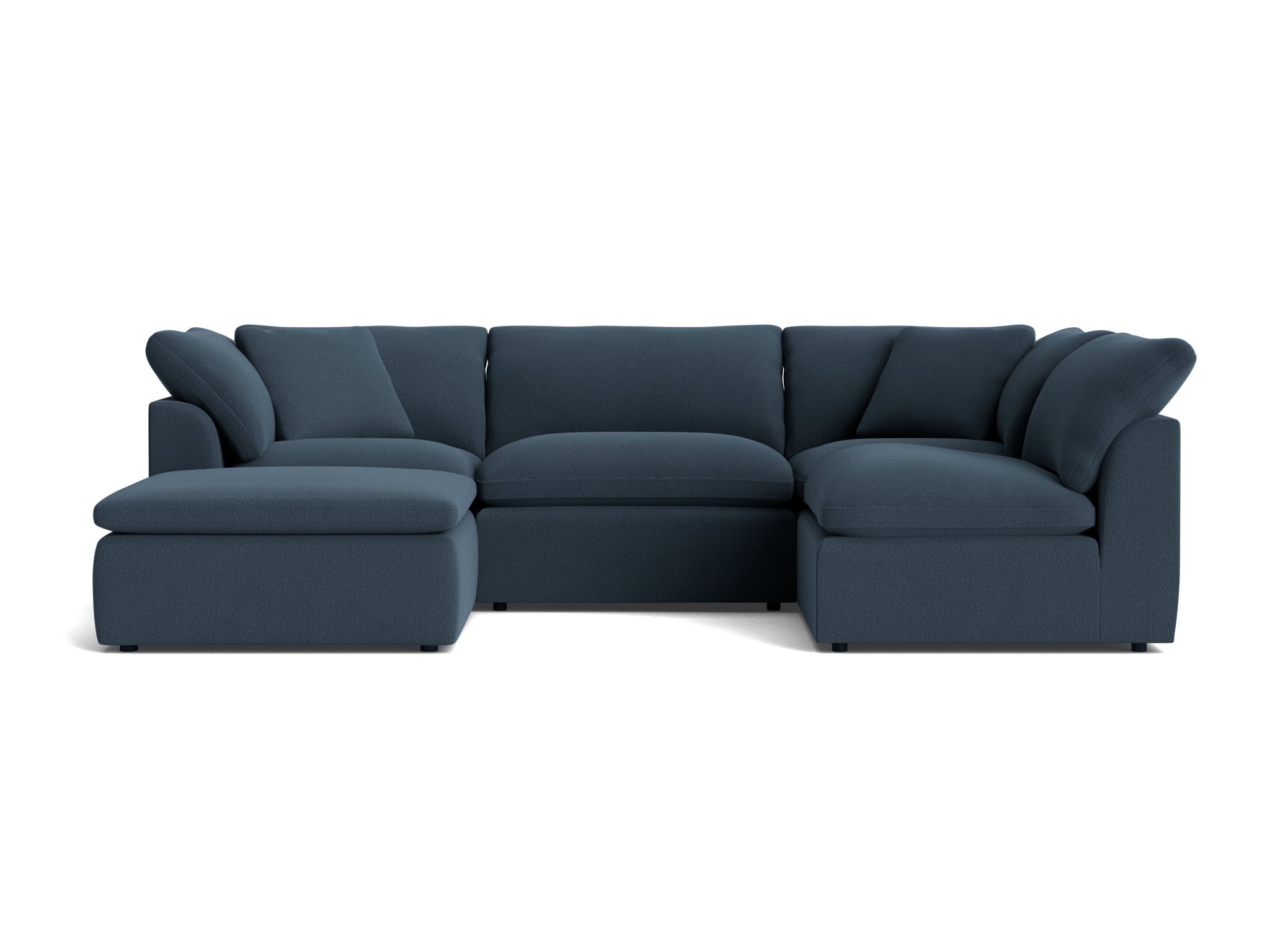 bryant slipcovered modular sofa bumper sectional faithful indigo