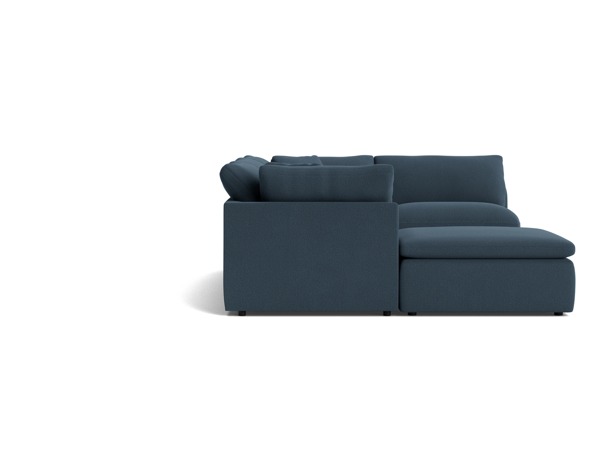 bryant slipcovered modular sofa bumper sectional faithful indigo