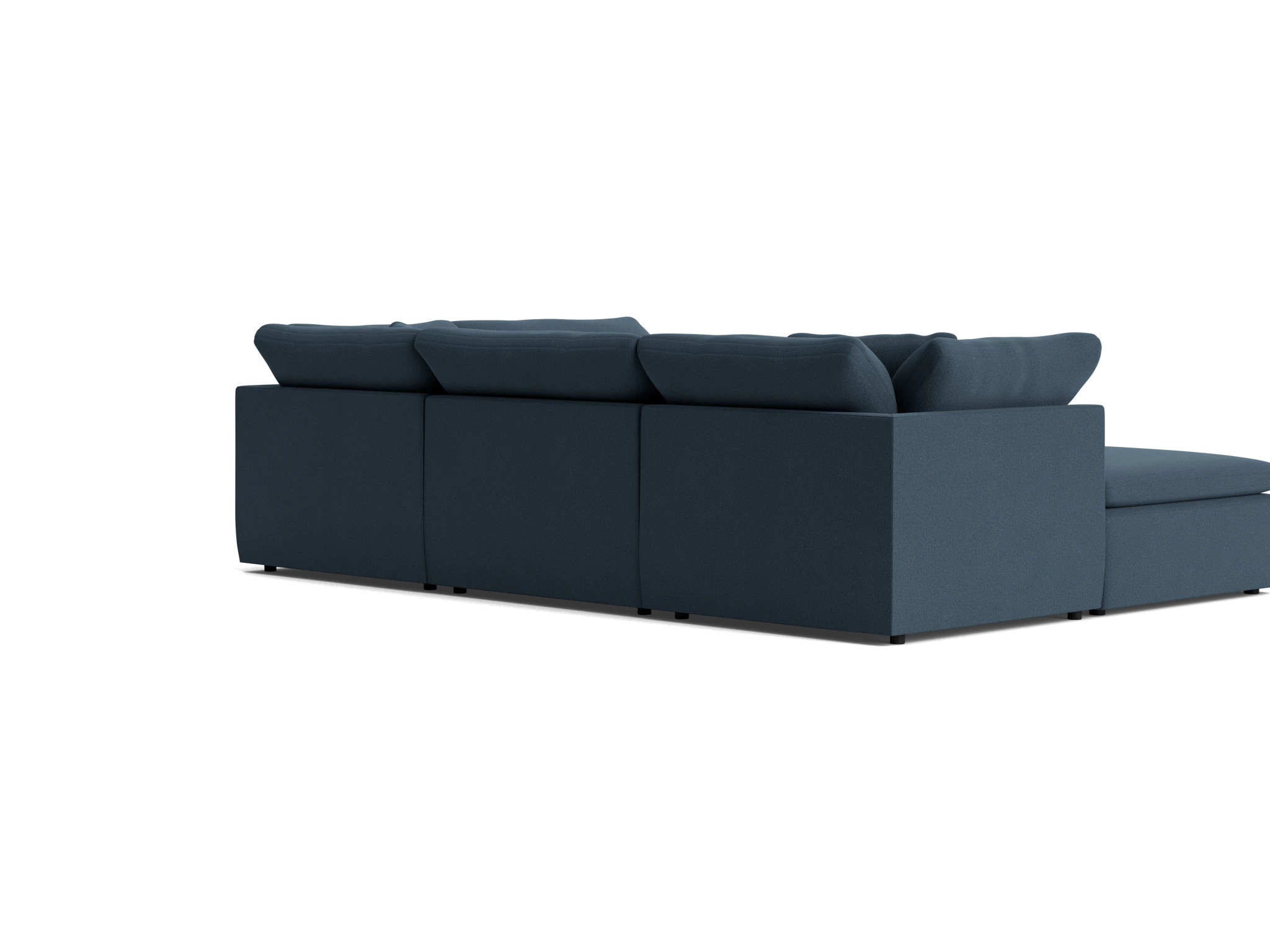 bryant slipcovered modular sofa bumper sectional faithful indigo