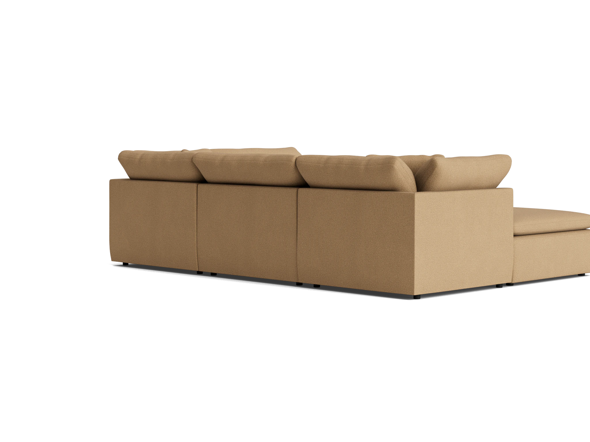 bryant slipcovered modular sofa bumper sectional faithful sand
