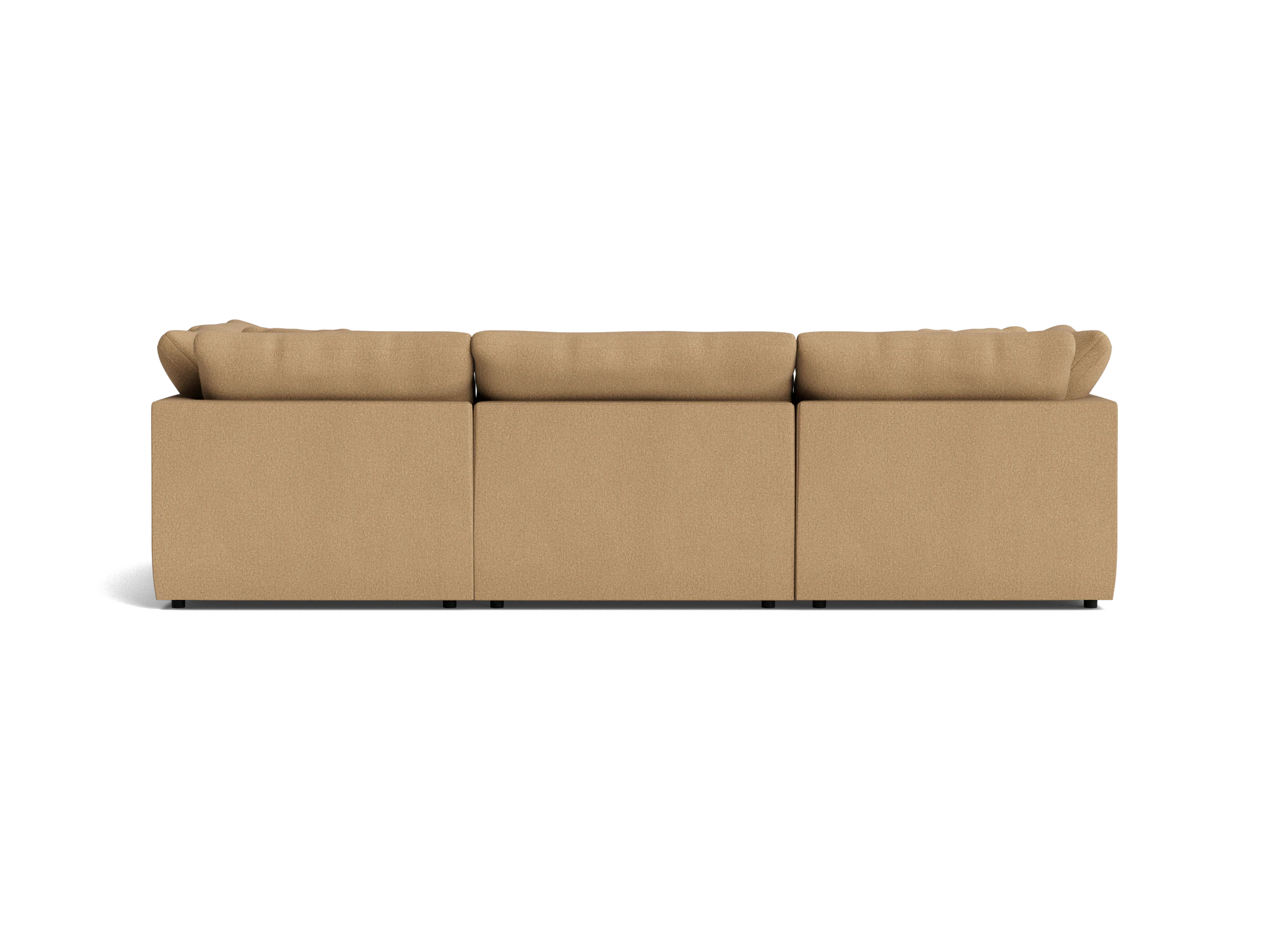 bryant slipcovered modular sofa bumper sectional faithful sand