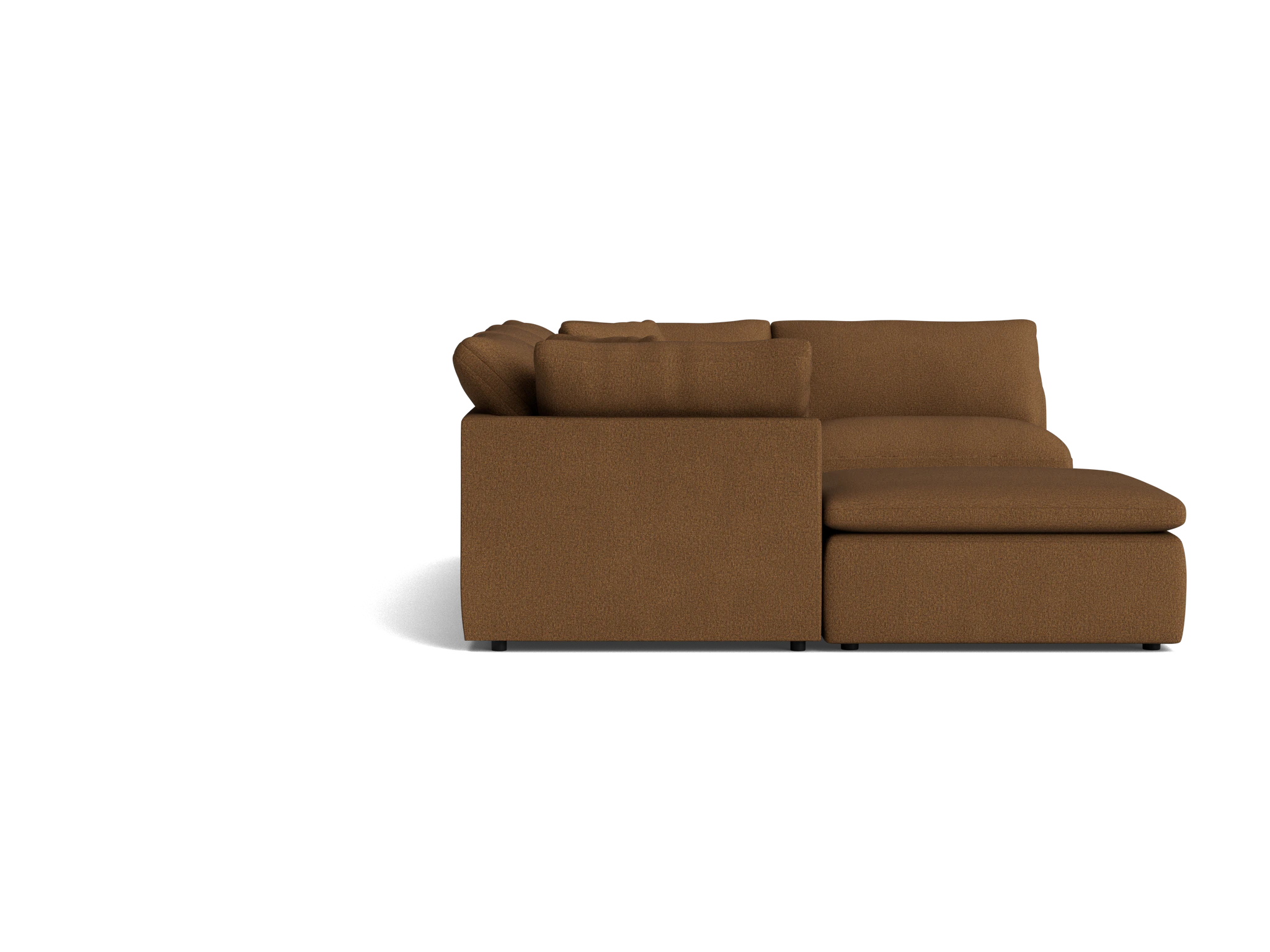 bryant slipcovered modular sofa bumper sectional faithful mocha
