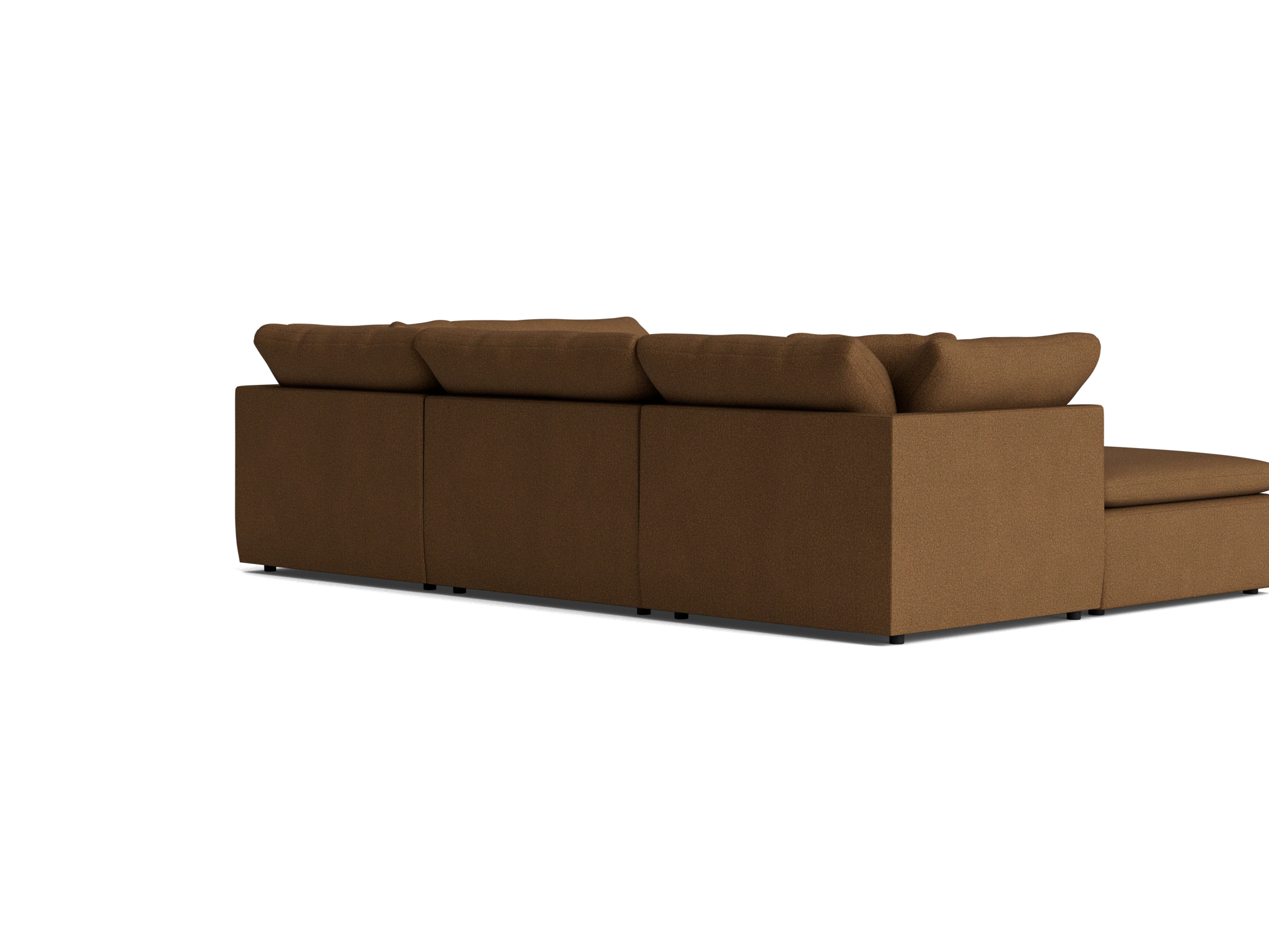 bryant slipcovered modular sofa bumper sectional faithful mocha