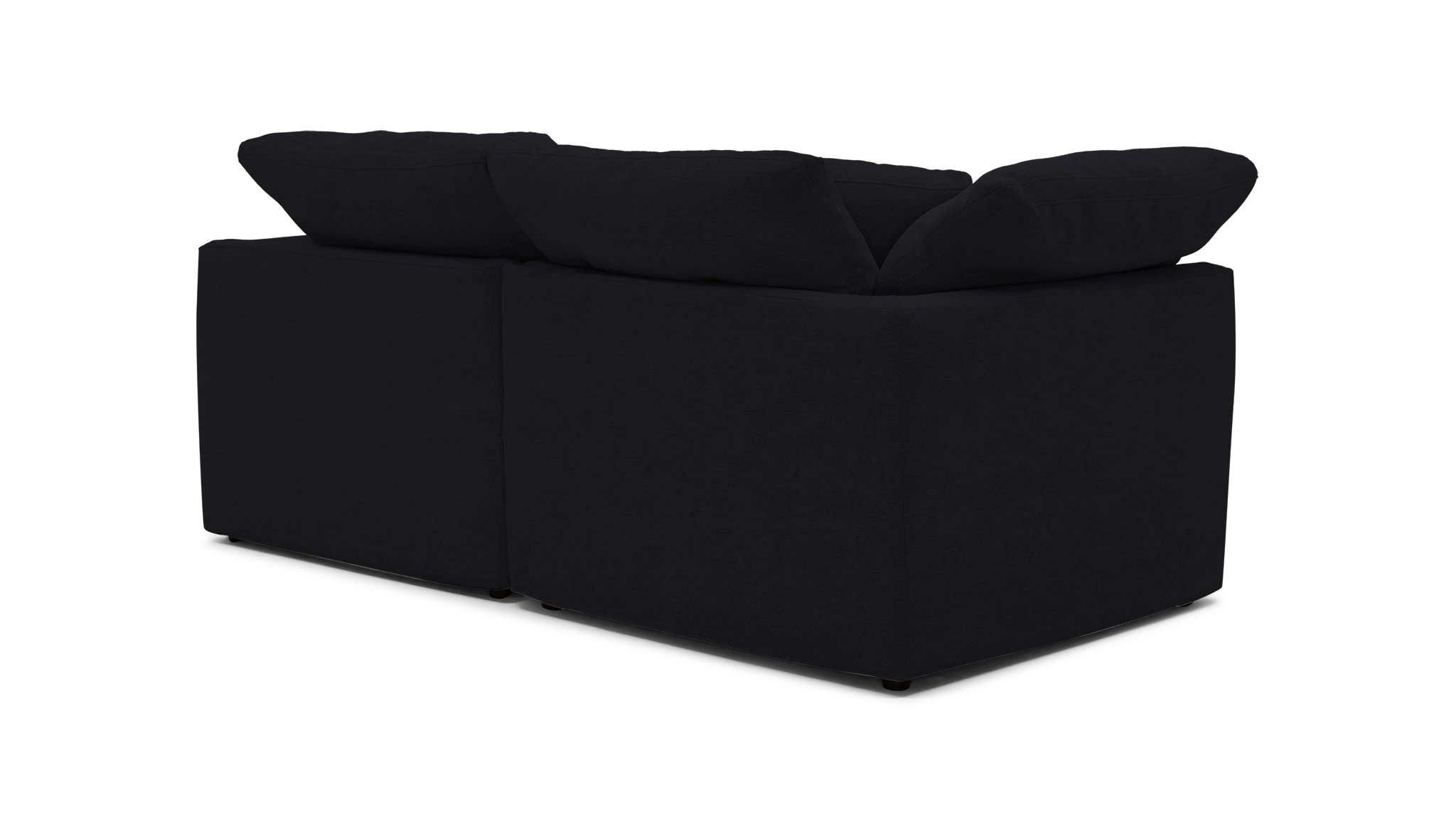 bryant slipcovered modular loveseat royale gunmetal