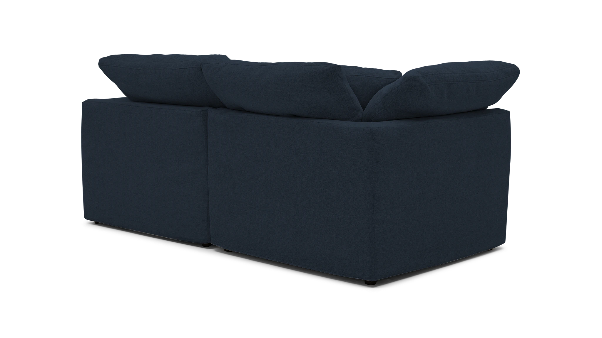 bryant slipcovered modular loveseat faithful indigo