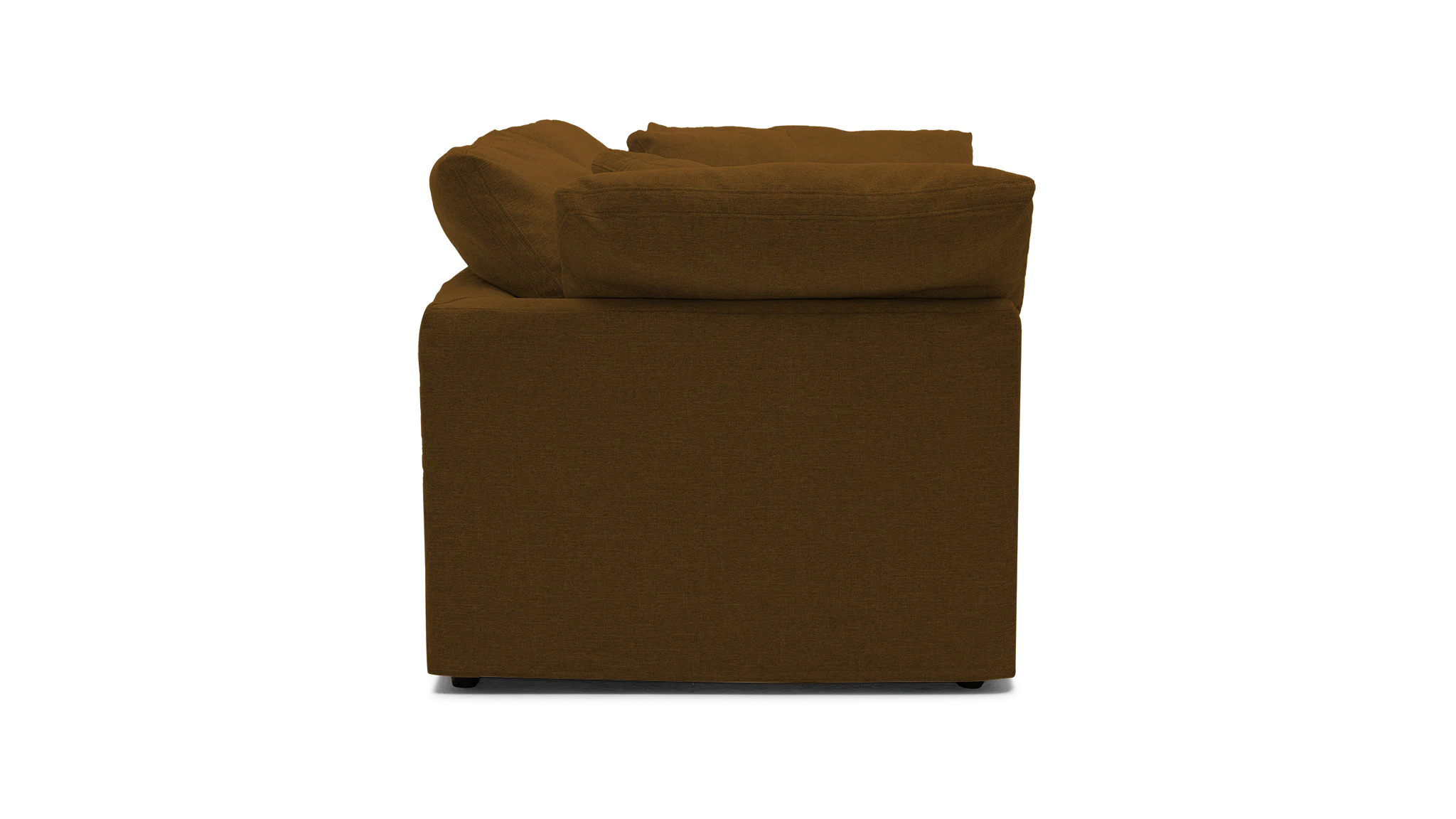 bryant slipcovered modular loveseat faithful mocha