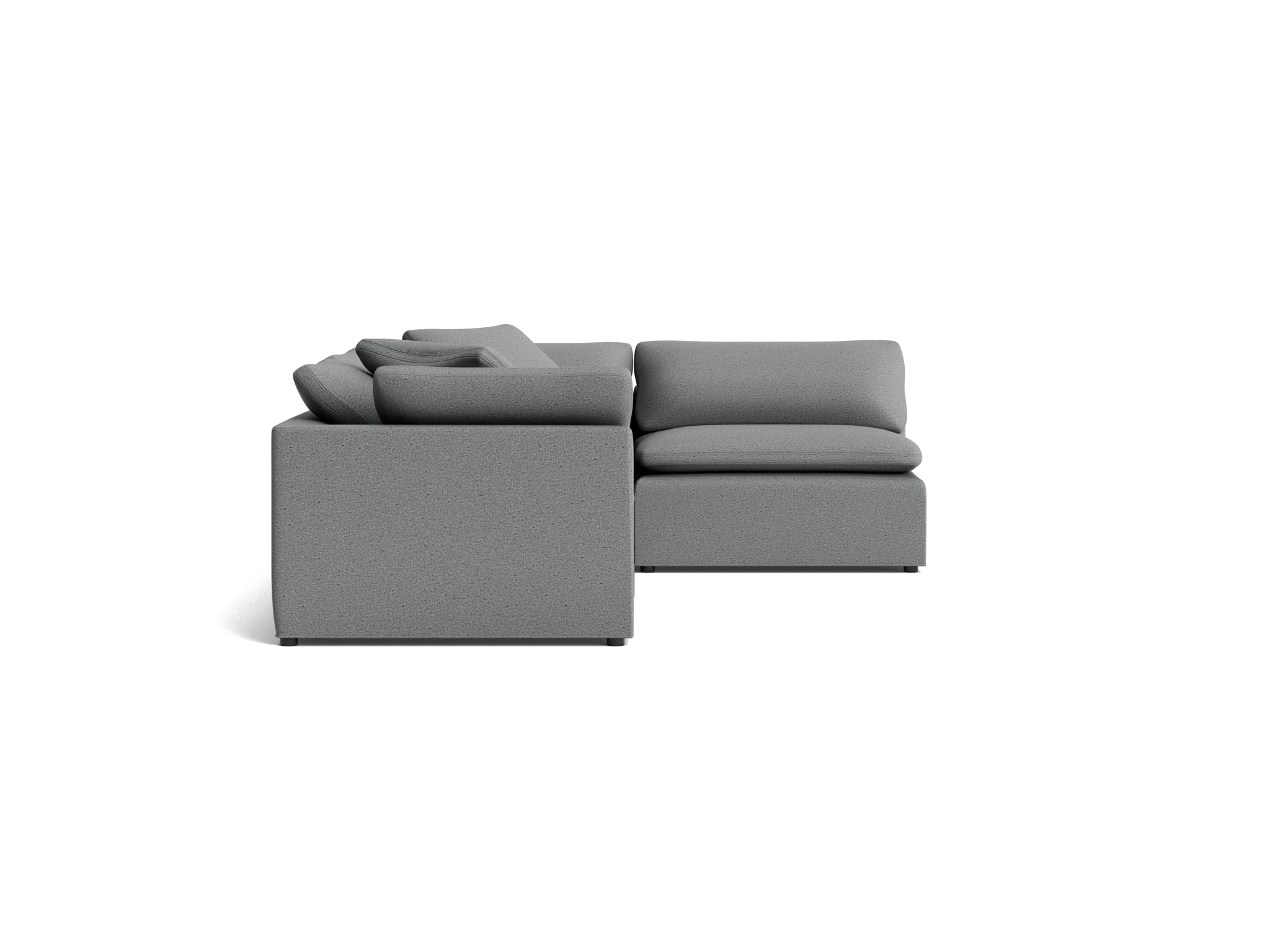 bryant slipcovered modular sectional essence ash