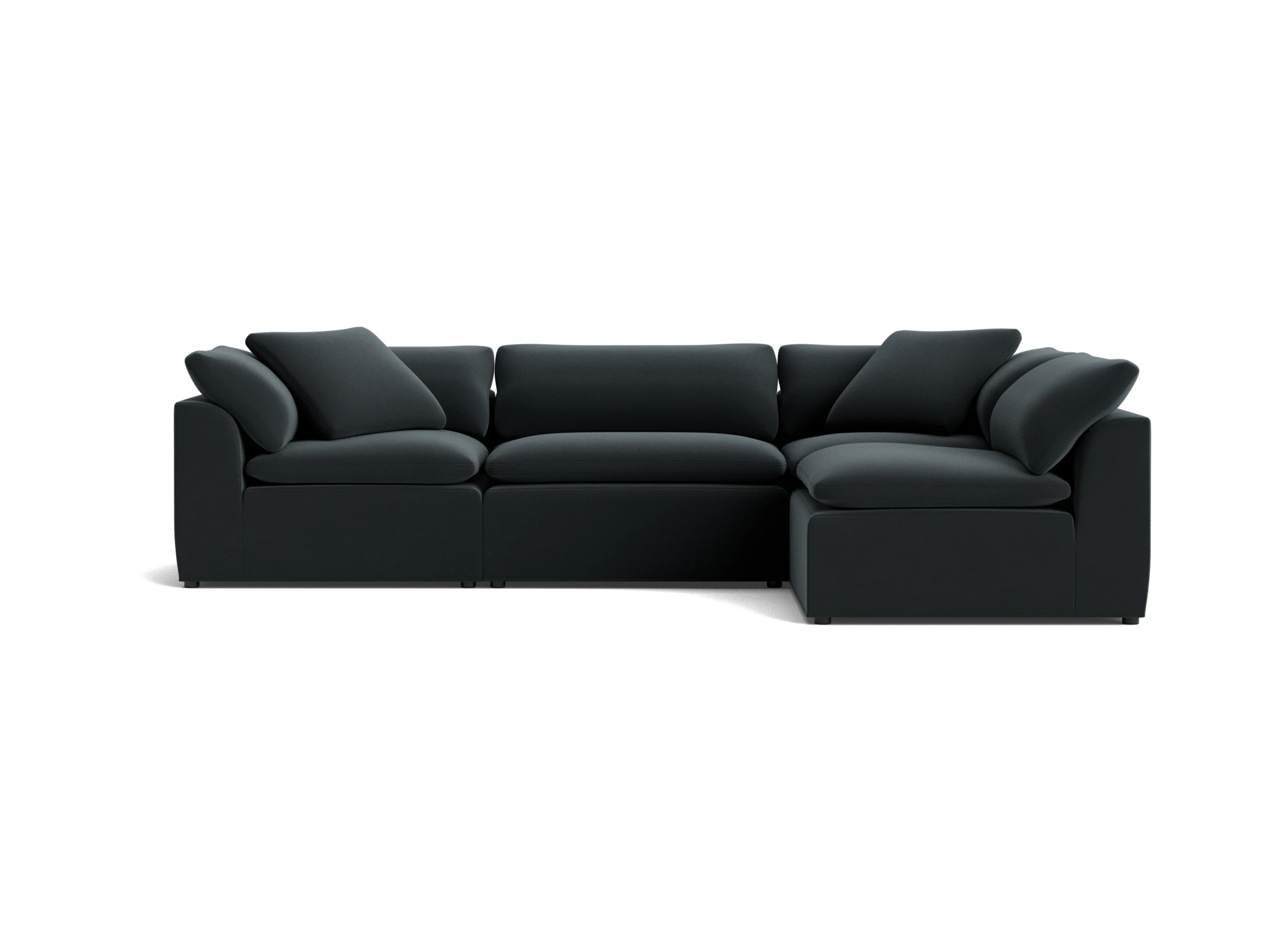 bryant slipcovered modular sectional royale gunmetal