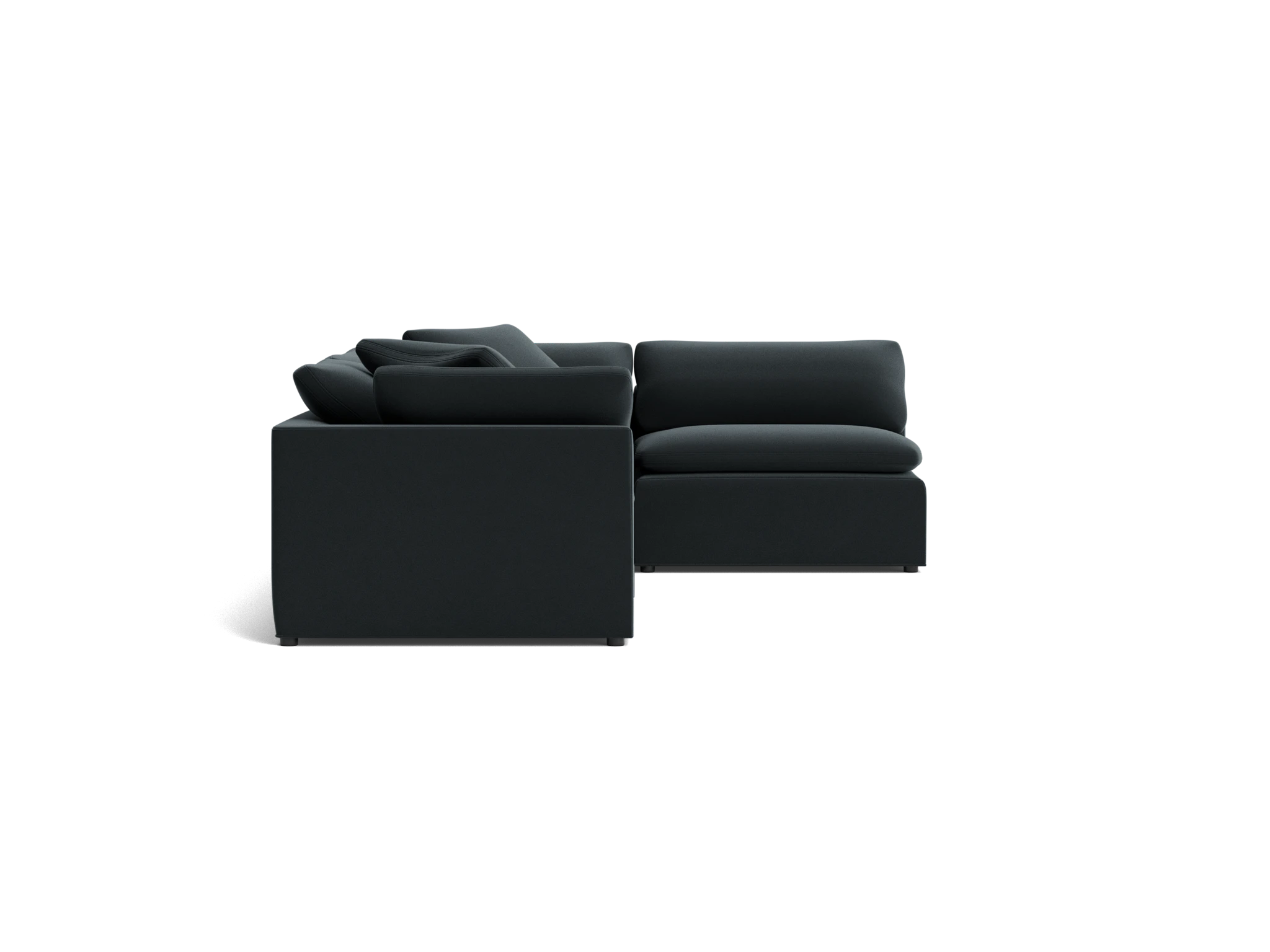 bryant slipcovered modular sectional royale gunmetal