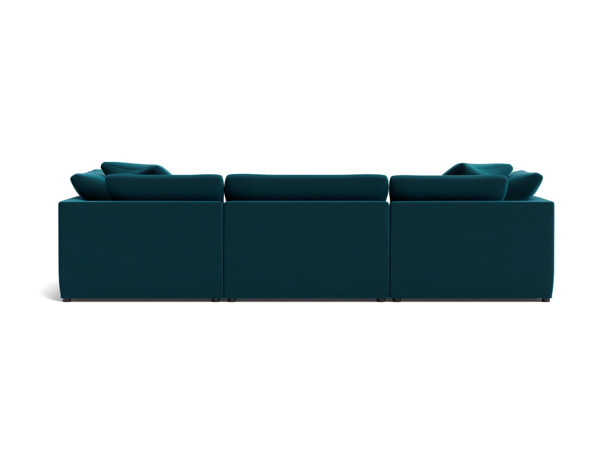 bryant slipcovered modular sectional royale peacock
