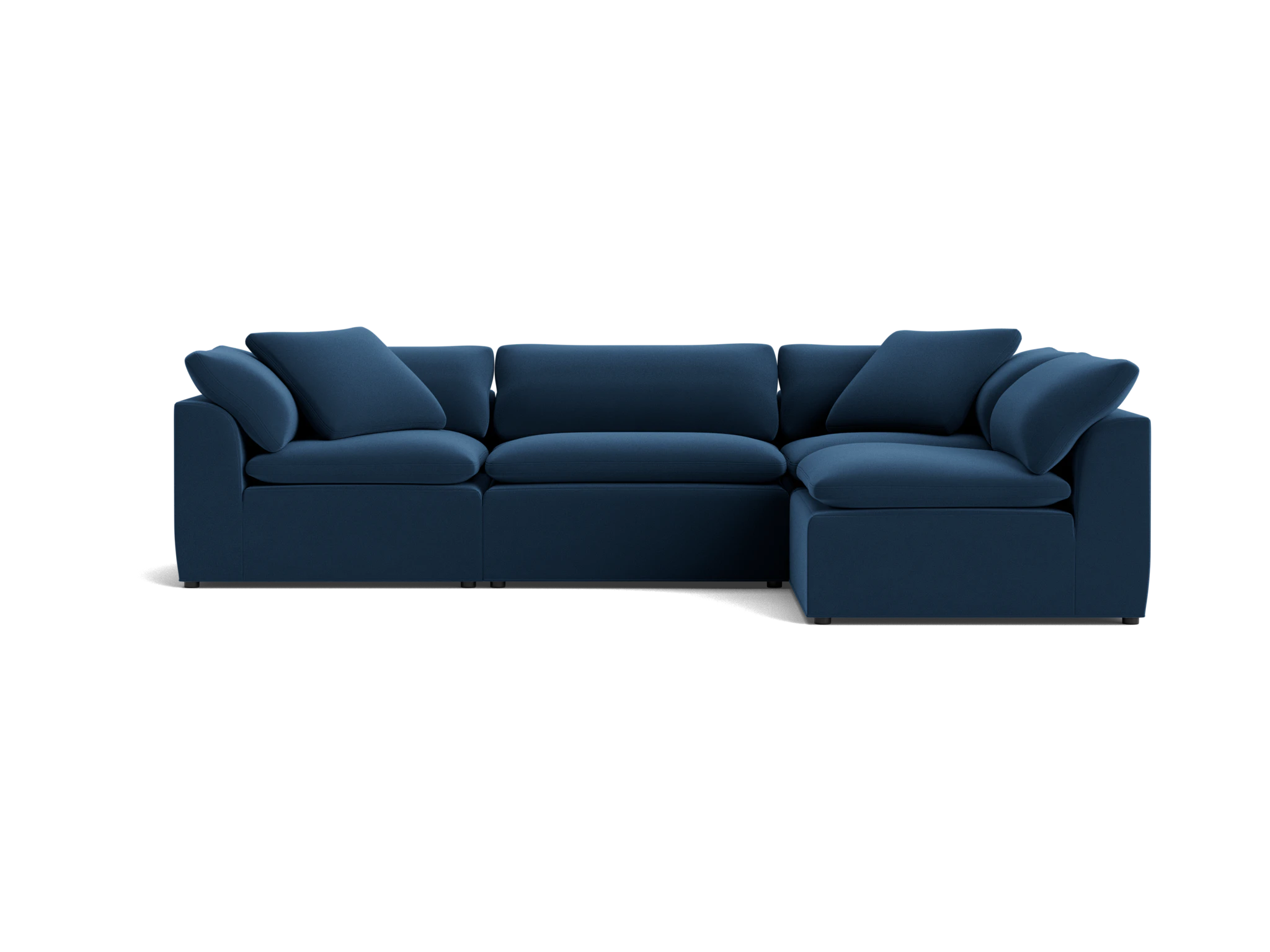 bryant slipcovered modular sectional royale cobalt