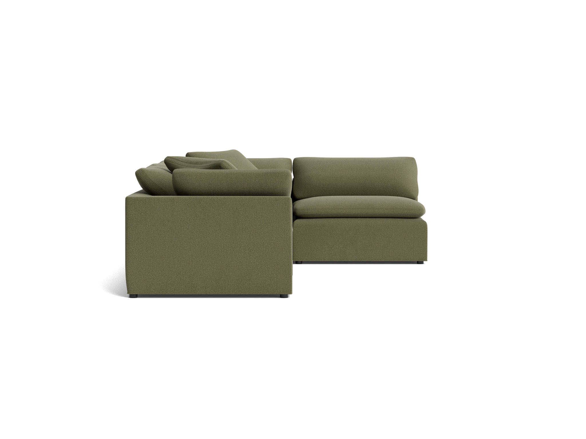 bryant slipcovered modular sectional faithful olive