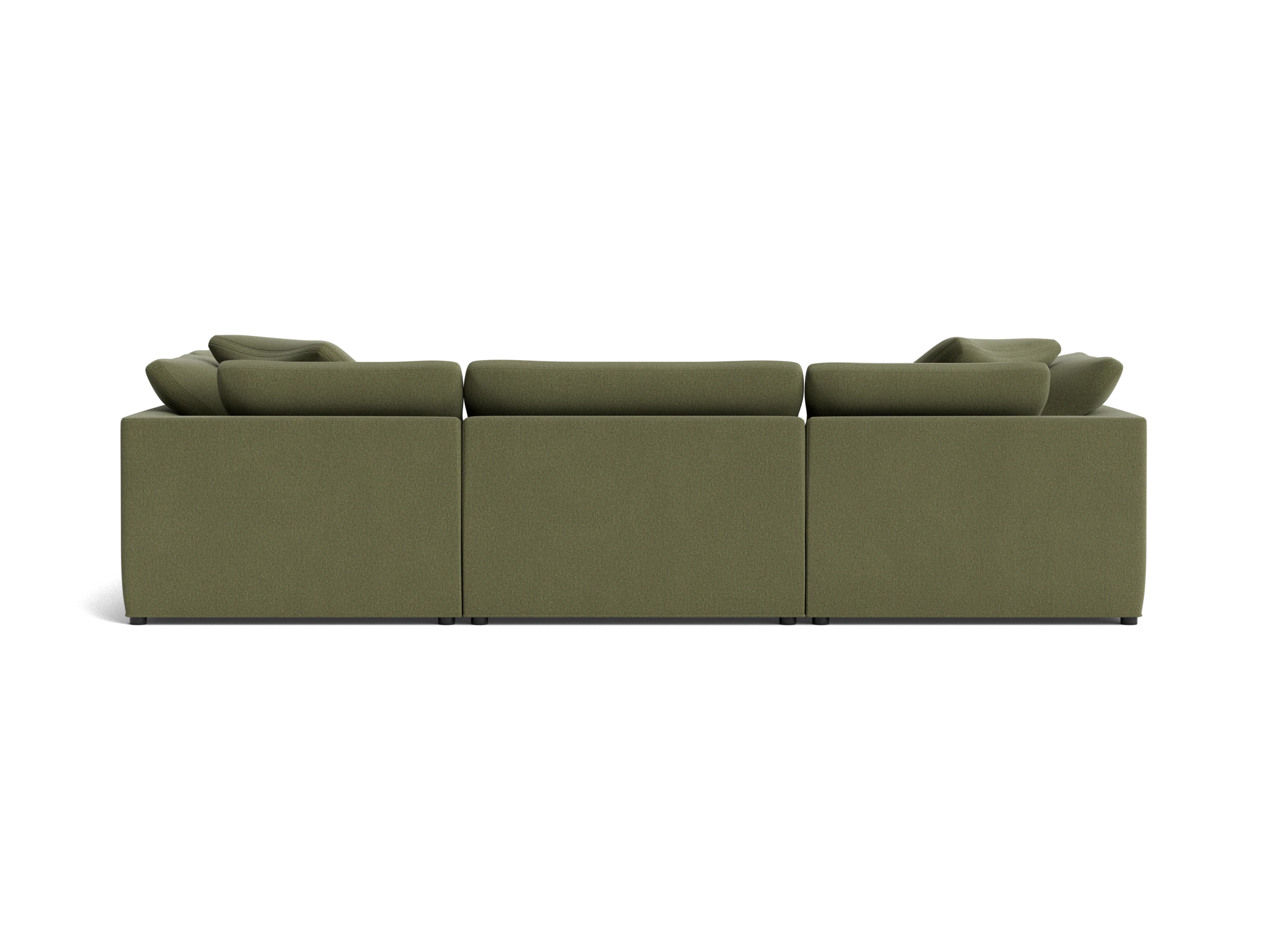 bryant slipcovered modular sectional faithful olive