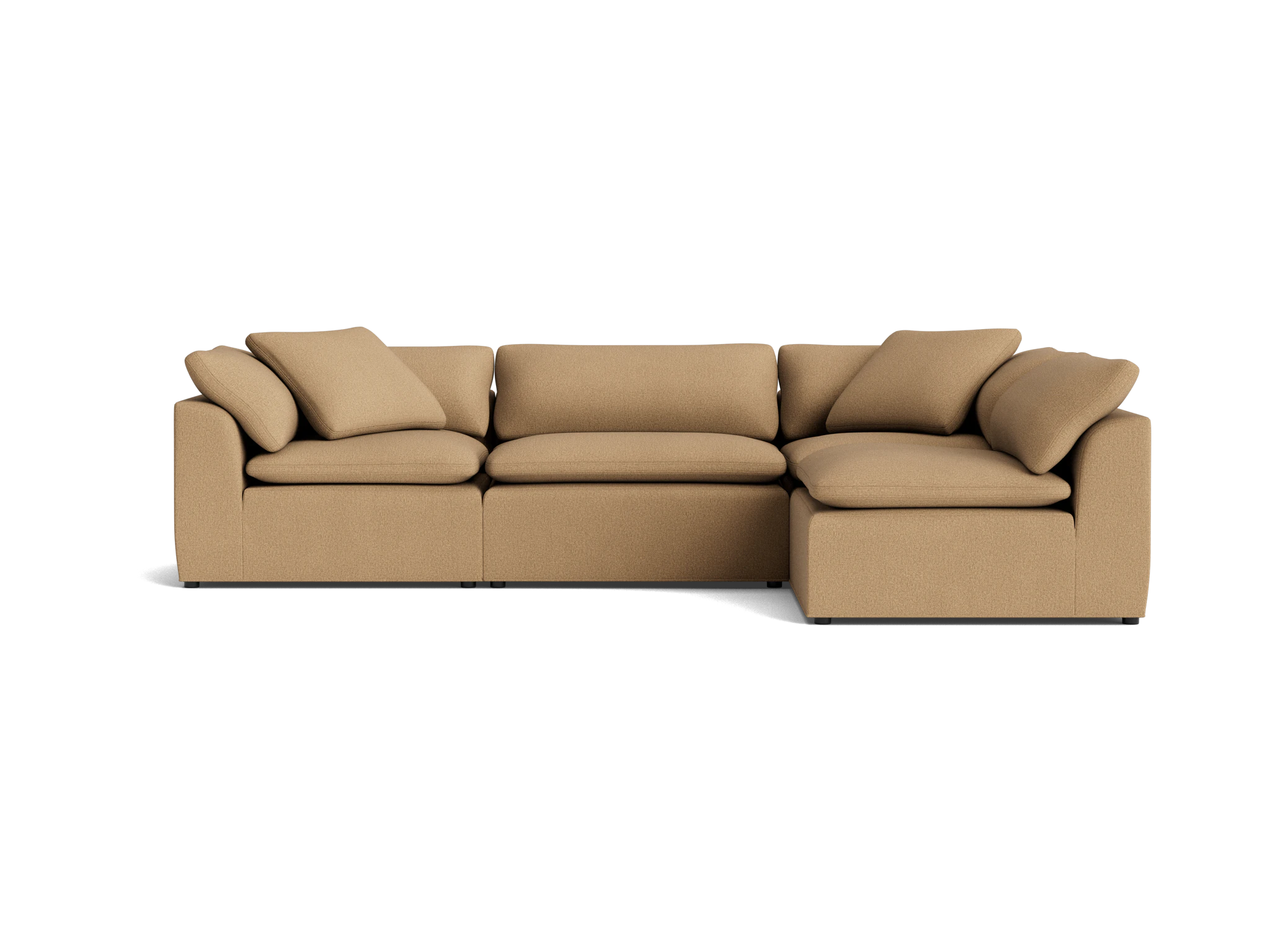 bryant slipcovered modular sectional faithful sand