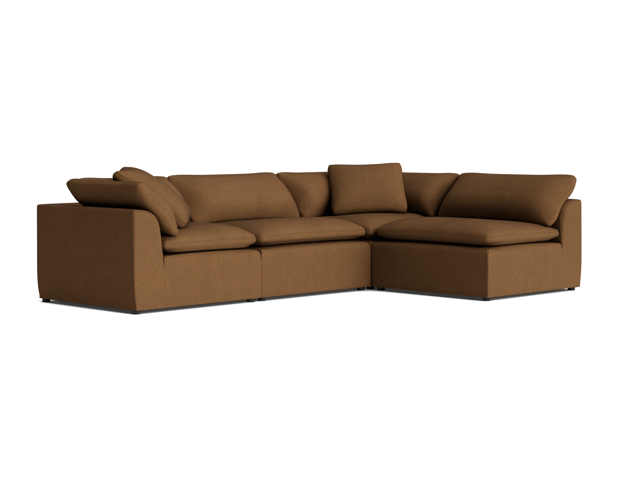 bryant slipcovered modular sectional faithful mocha