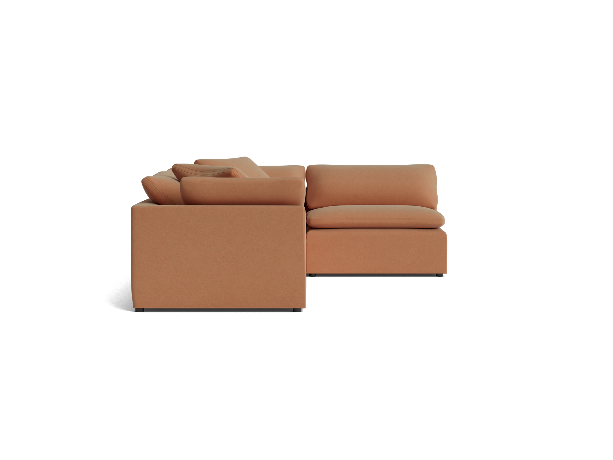 bryant slipcovered modular sectional royale pantone mocha mousse