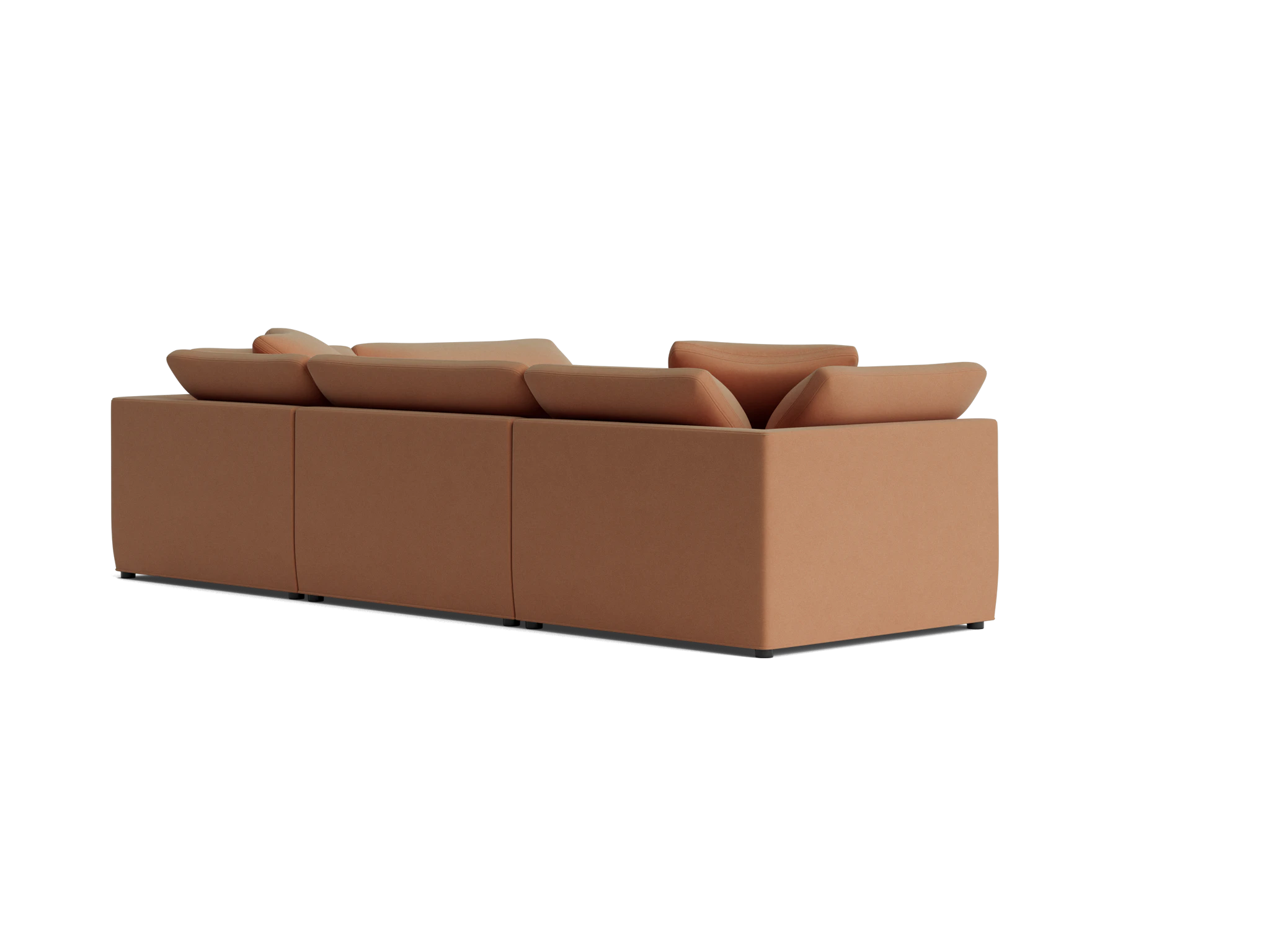 bryant slipcovered modular sectional royale pantone mocha mousse