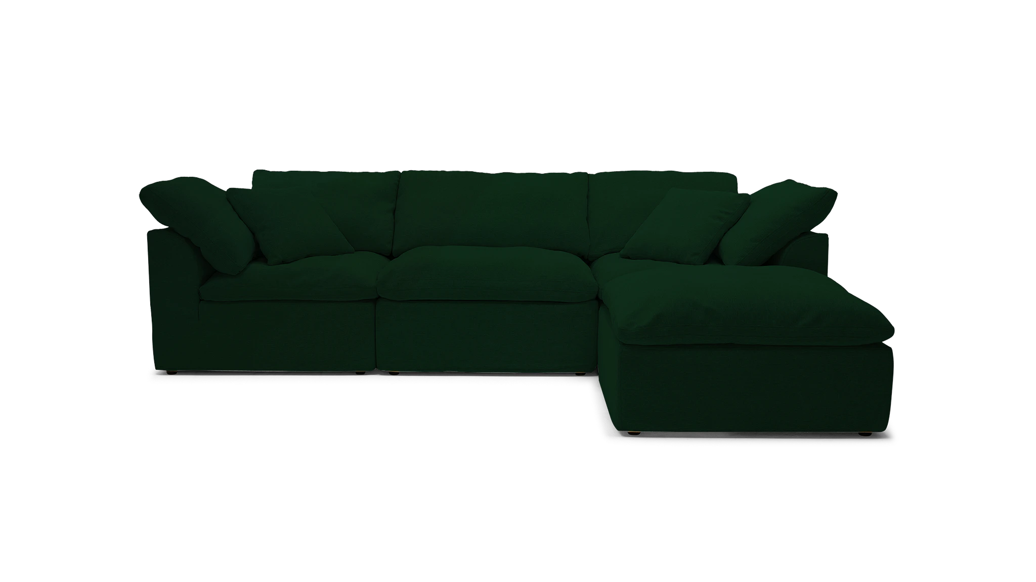 bryant slipcovered modular sectional royale evergreen