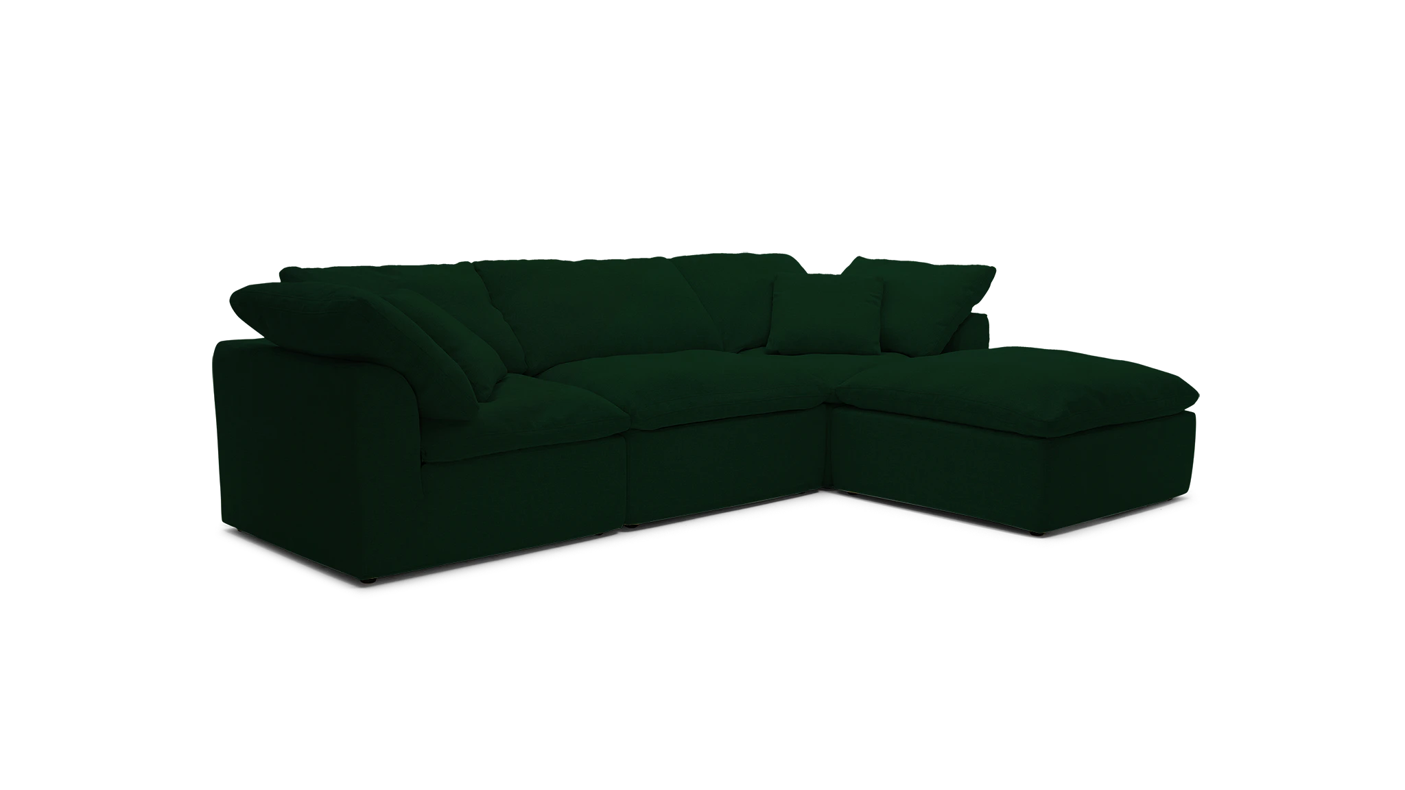 bryant slipcovered modular sectional royale evergreen